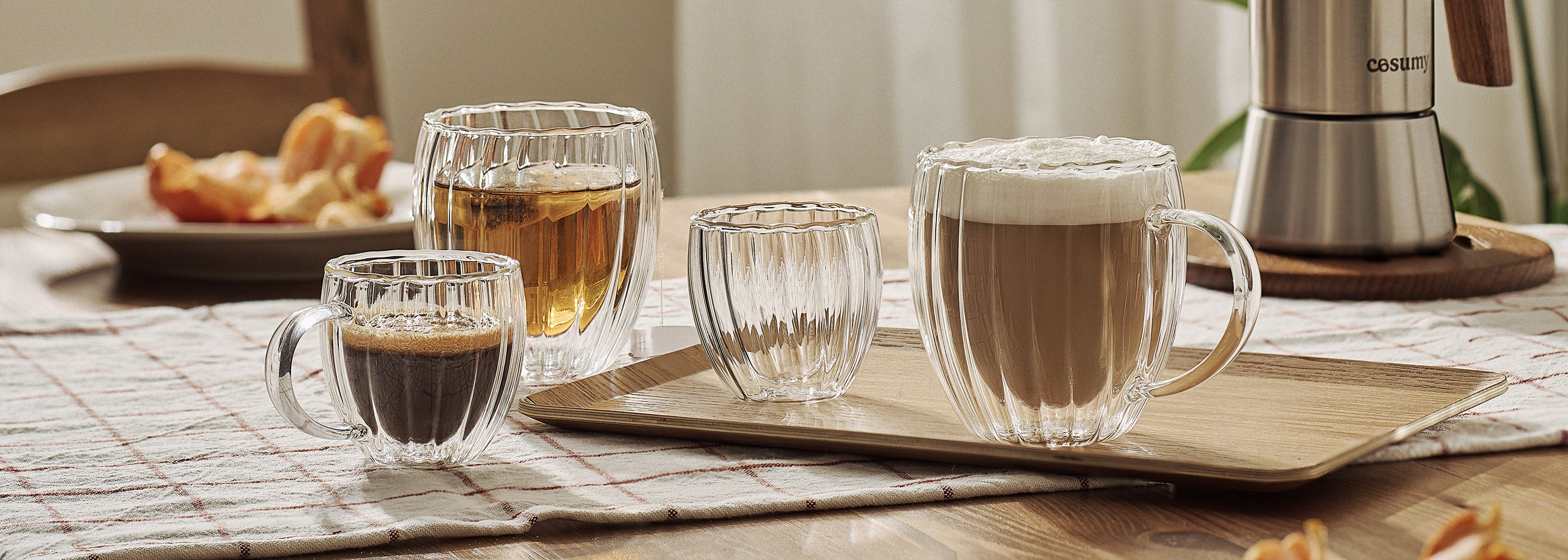 Doppelwandige – Thermogläser & Tassen für Kaffee & Tee