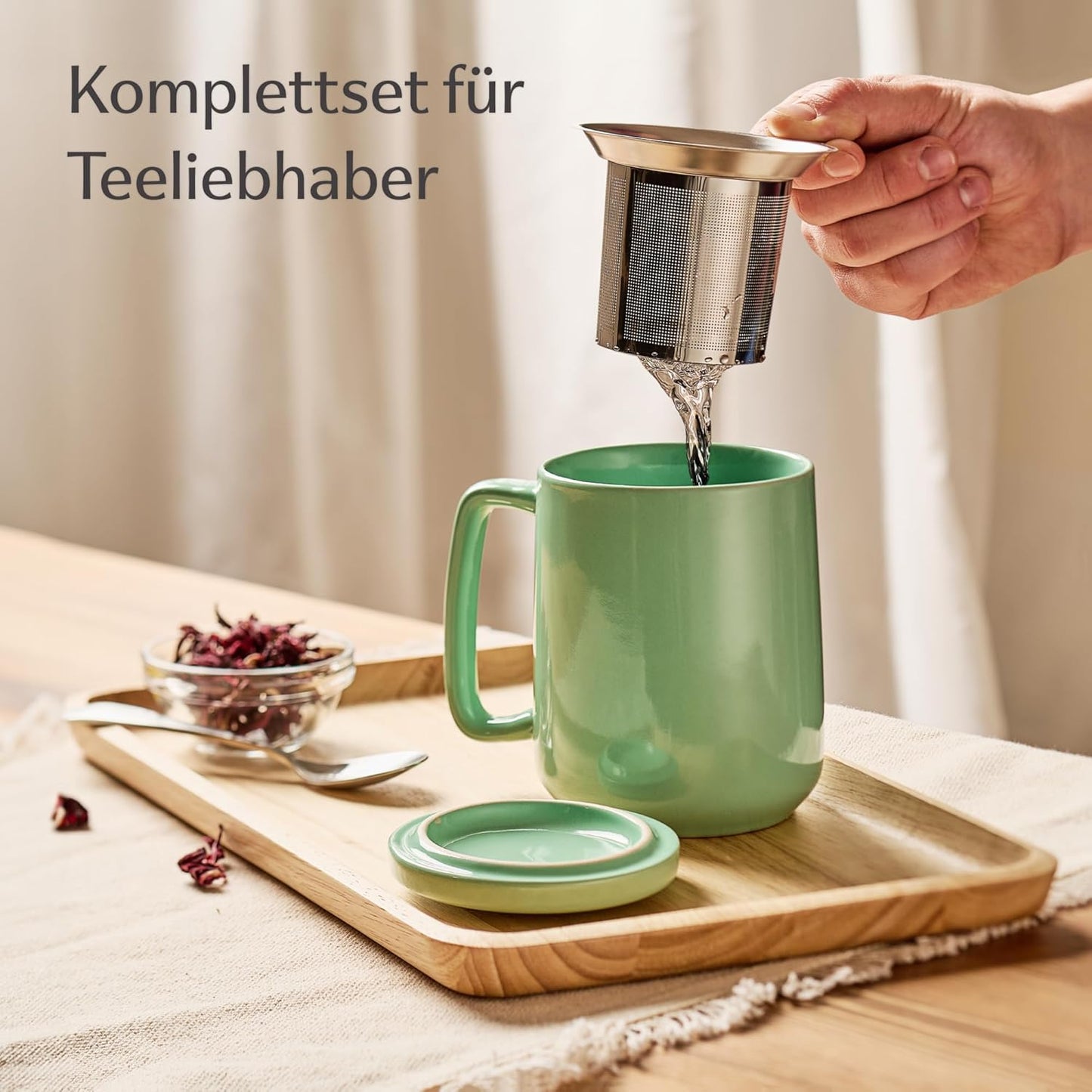 Teetasse keramik - Teal