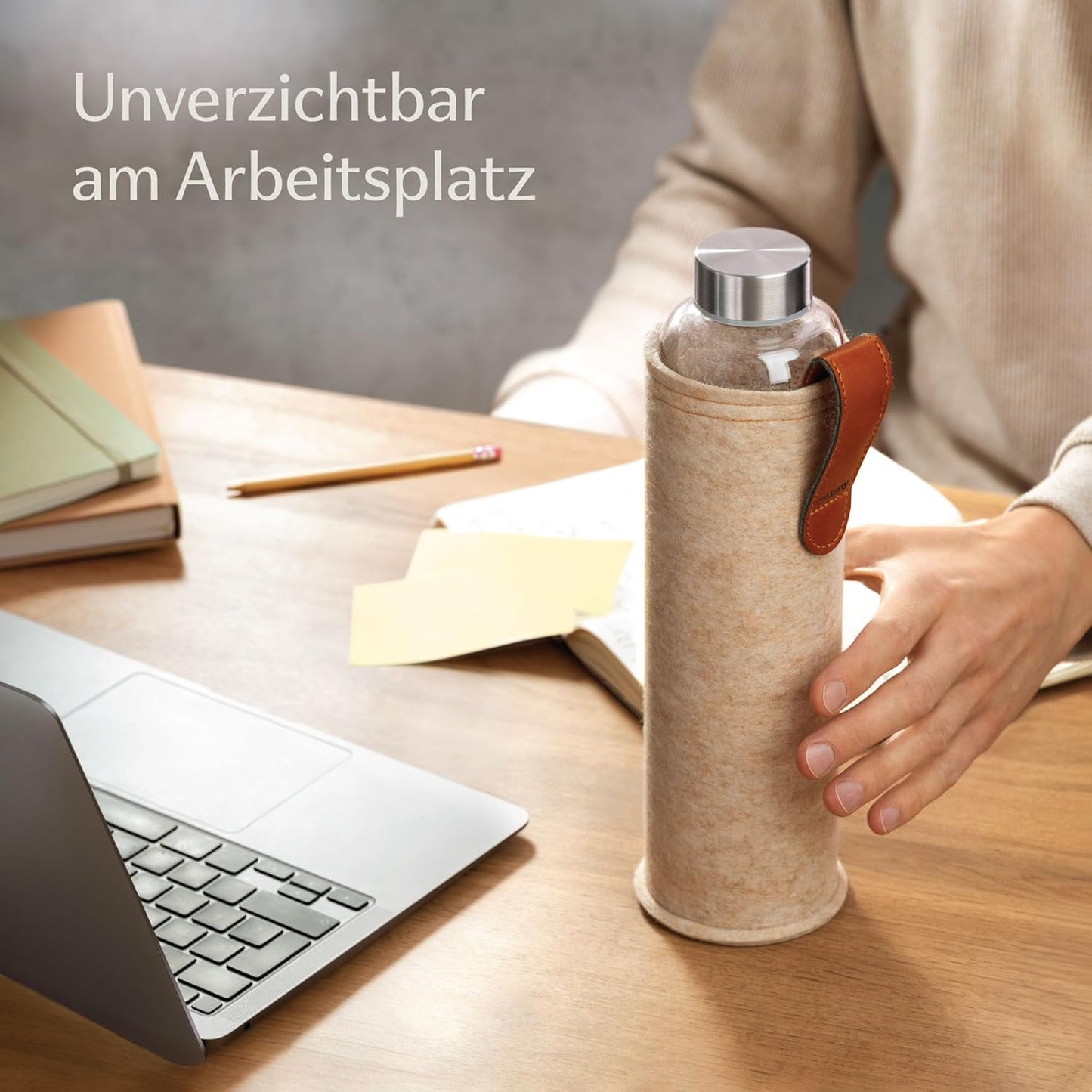 Trinkflasche Glas
