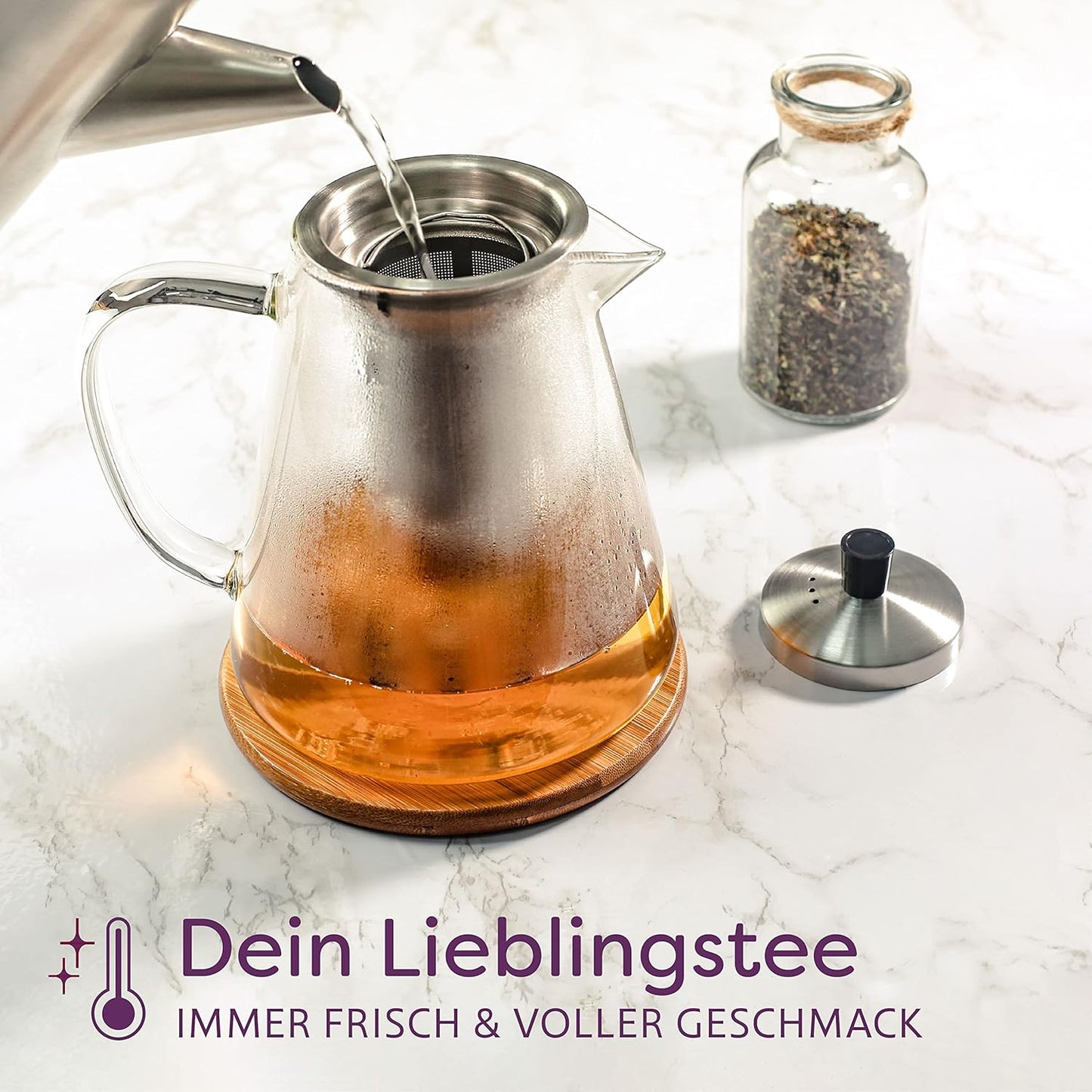 Teekanne Glas 1,3l