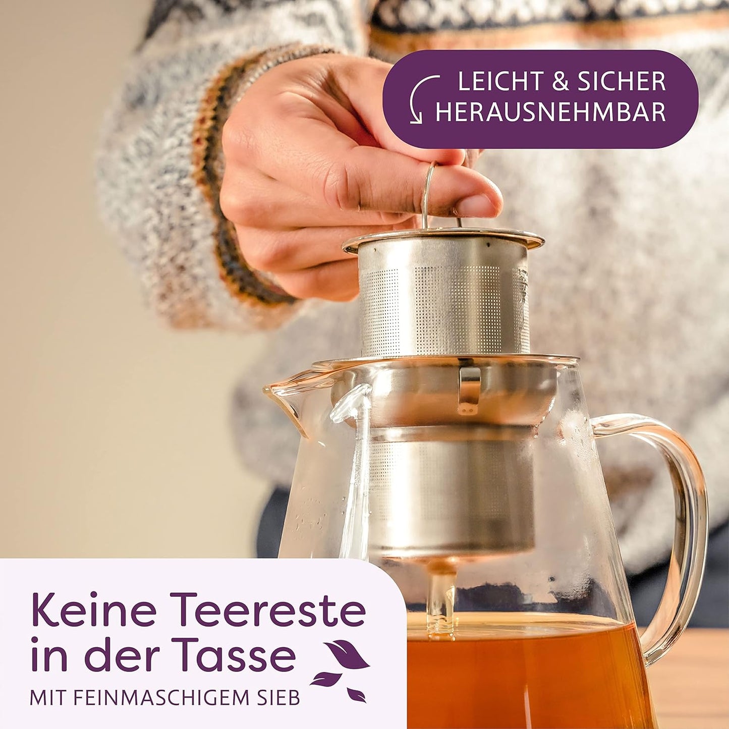 Teekanne Glas 1,3l