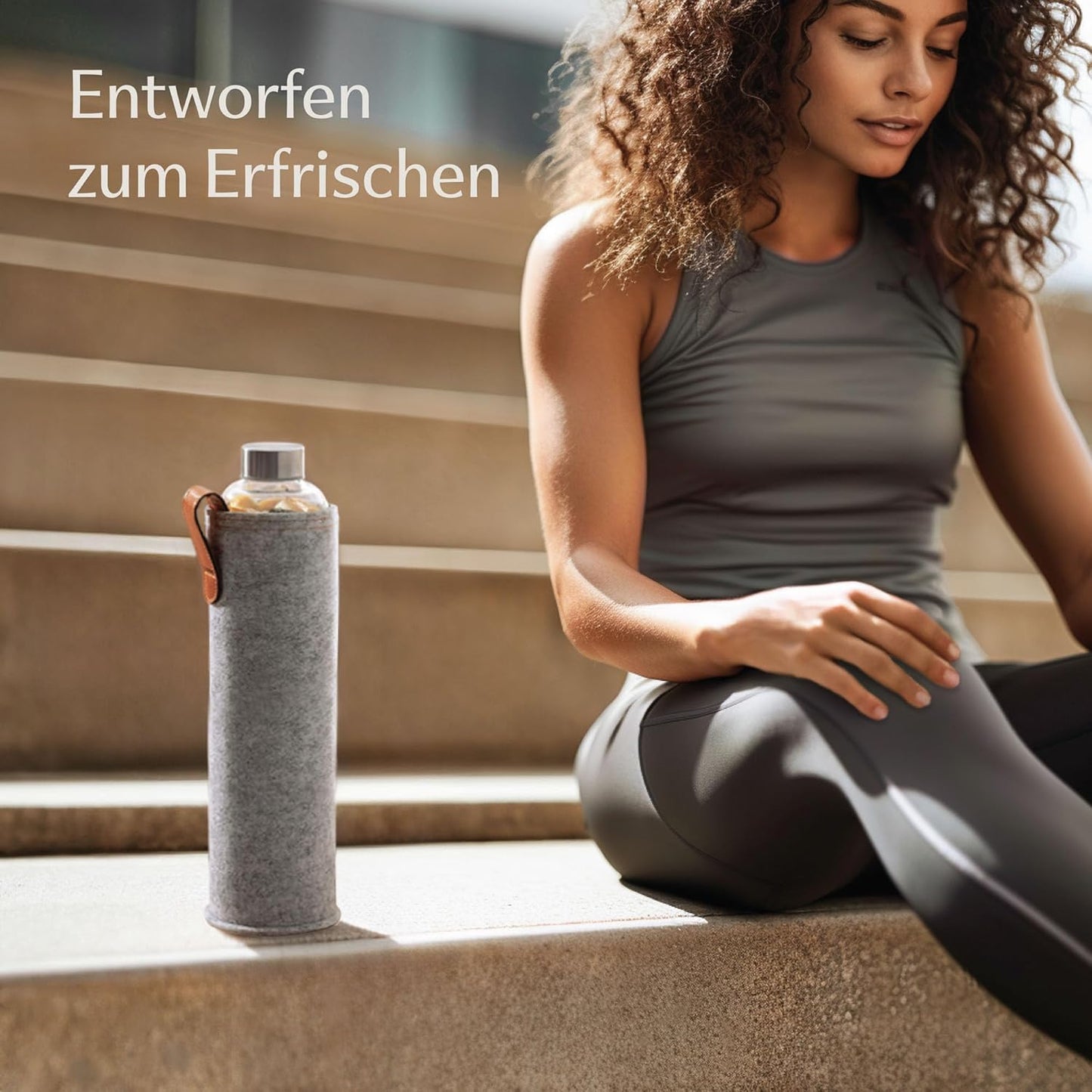 Trinkflasche Glas