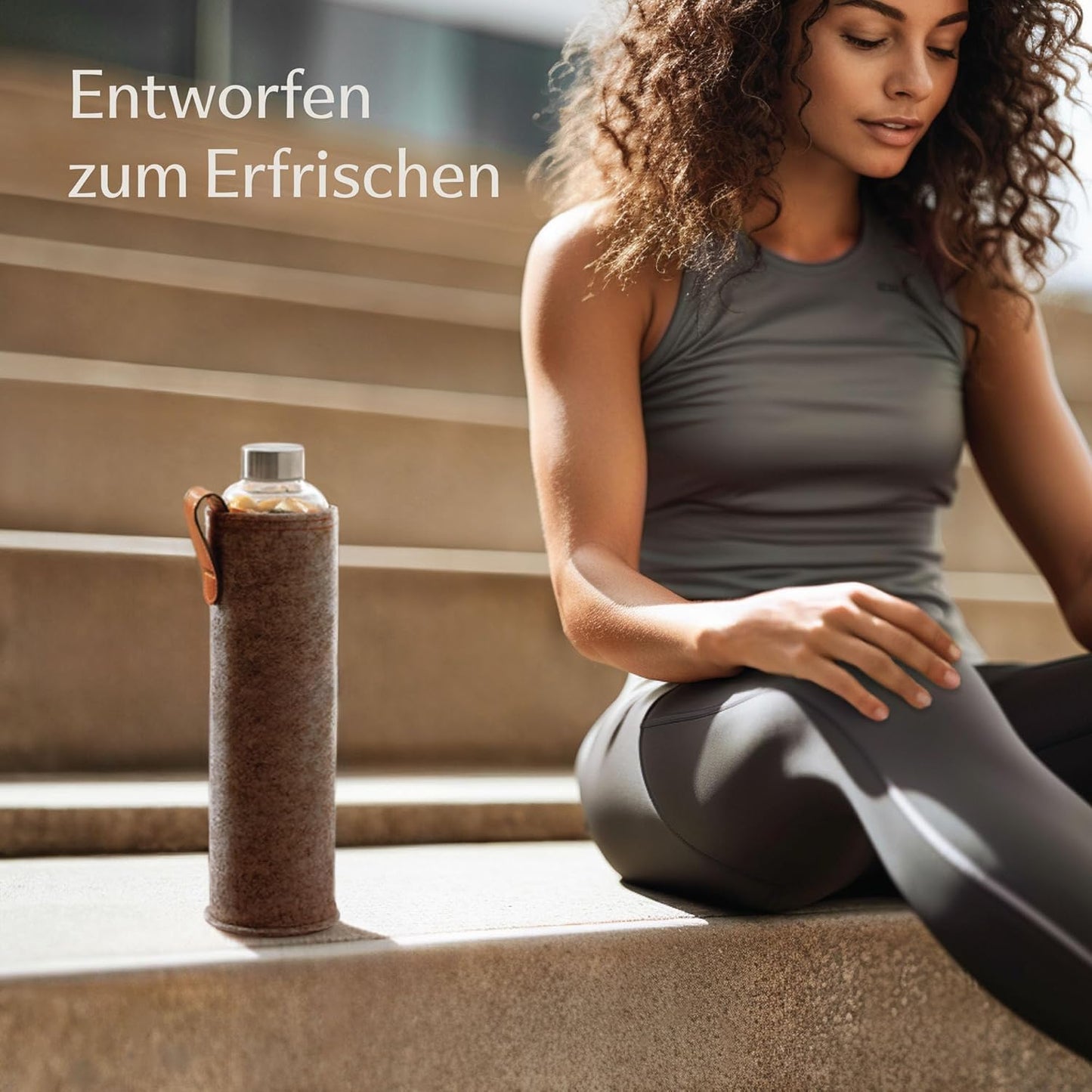 Trinkflasche Glas