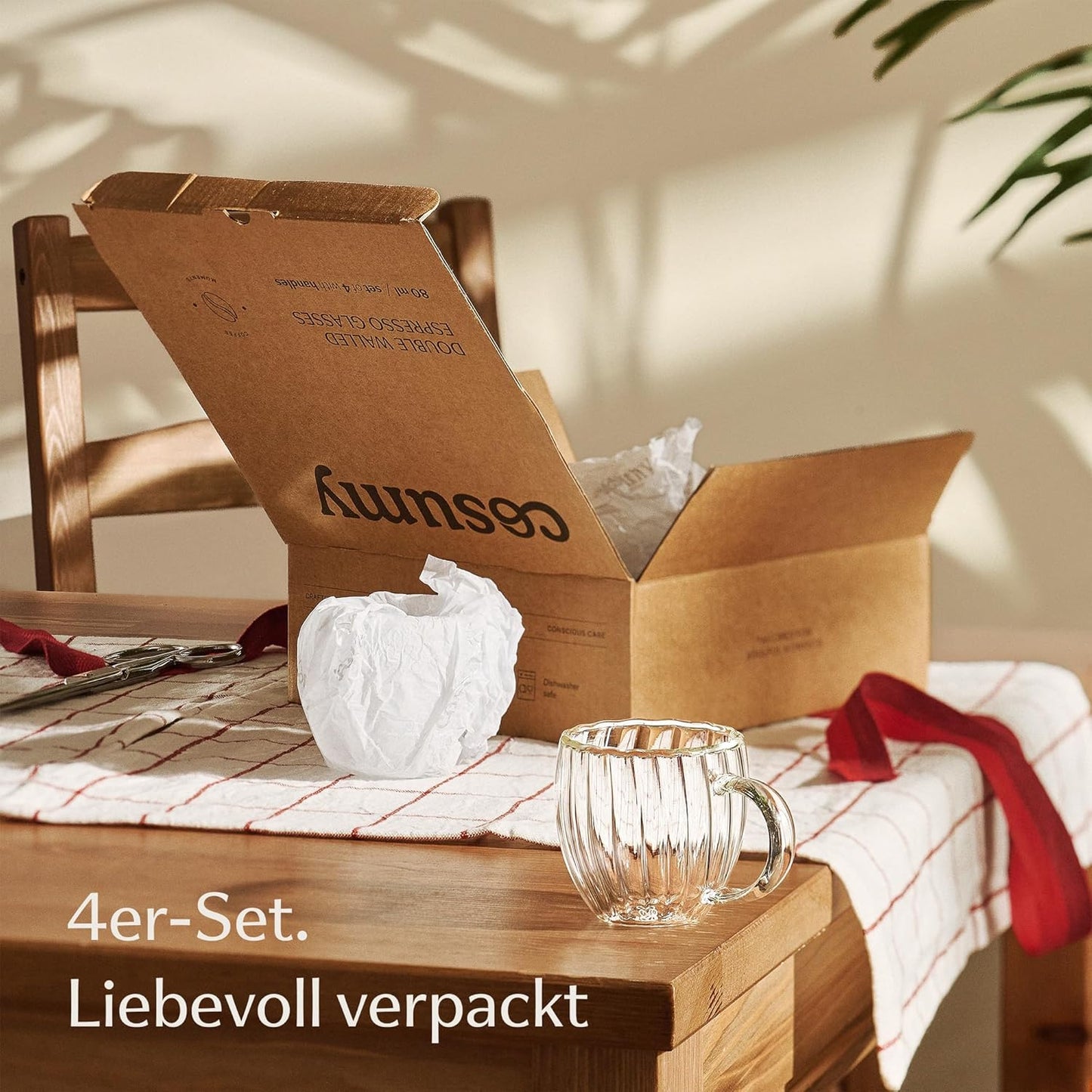 Espressogläser Set Doppelwandig