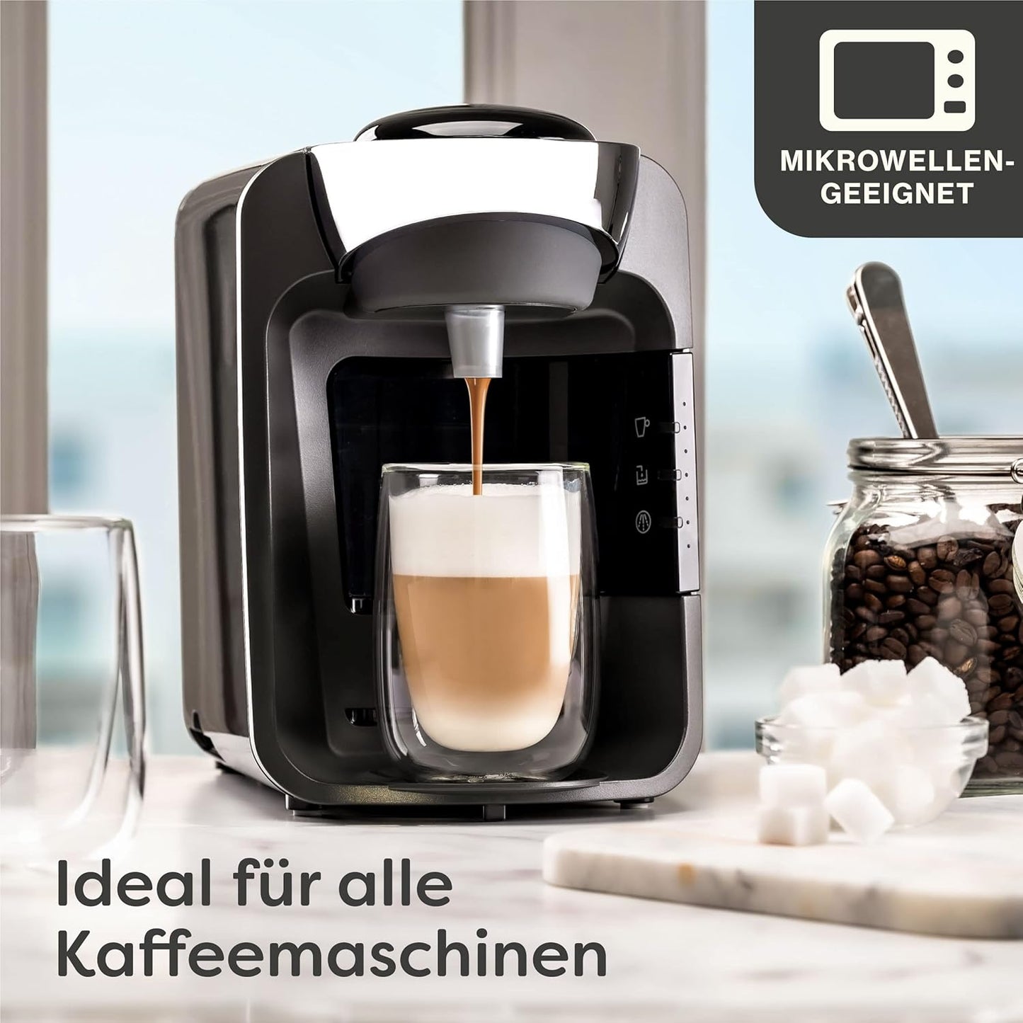 Cappuccinogläser Set Doppelwandig
