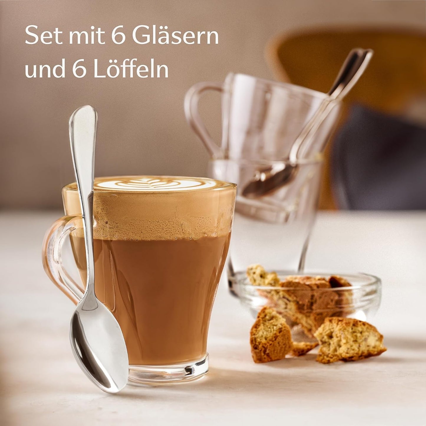 Cappuccinogläser Set
