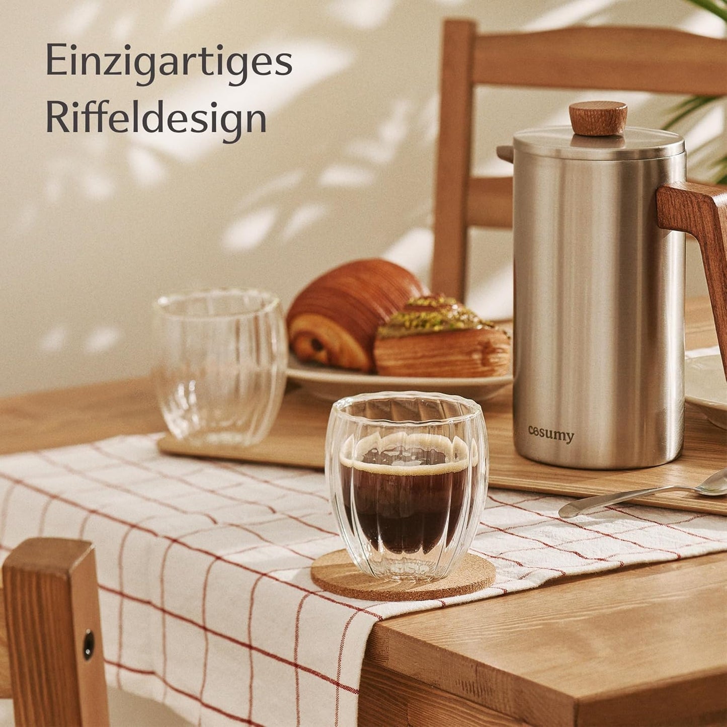 Cappuccinogläser Set Doppelwandig
