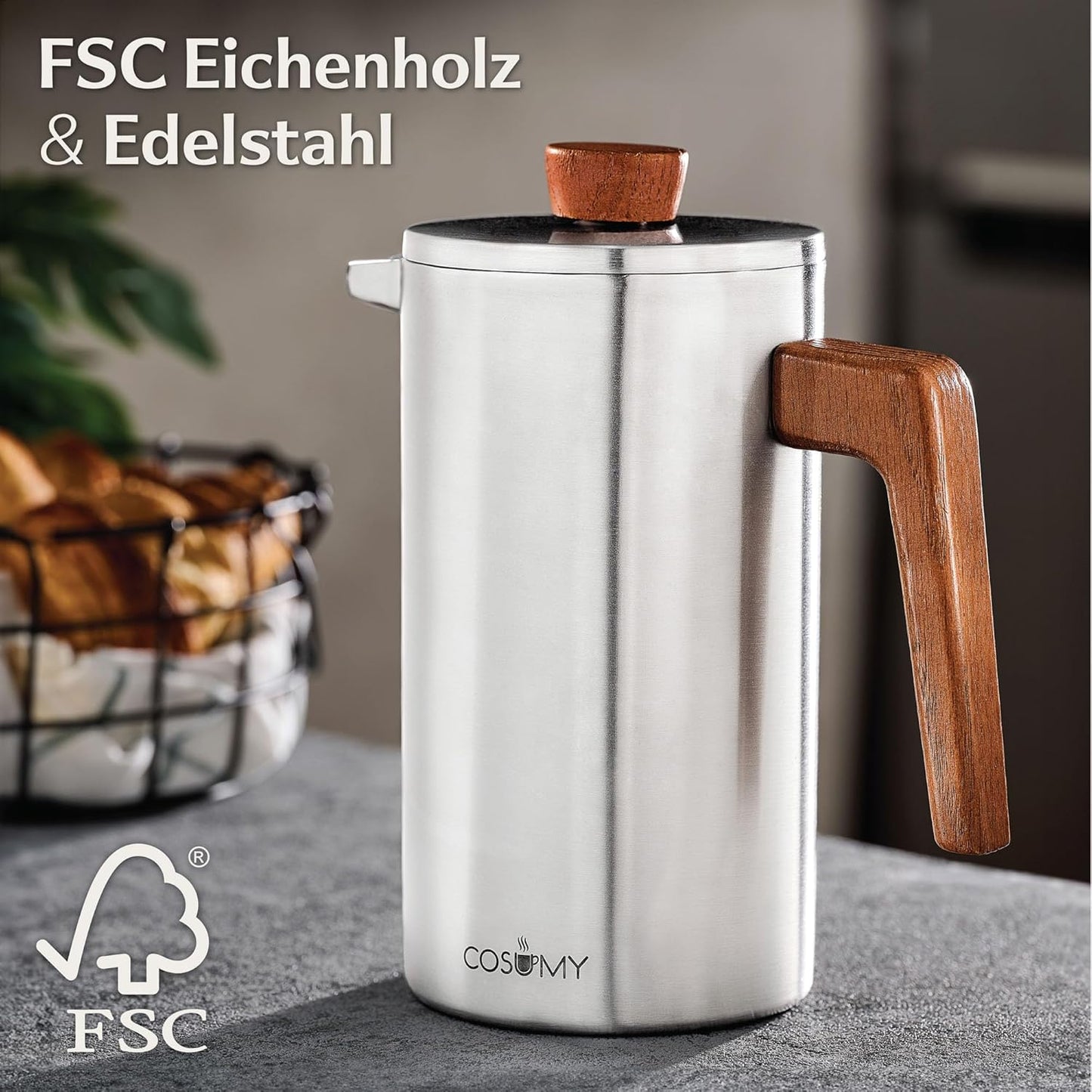 French Press Edelstahl