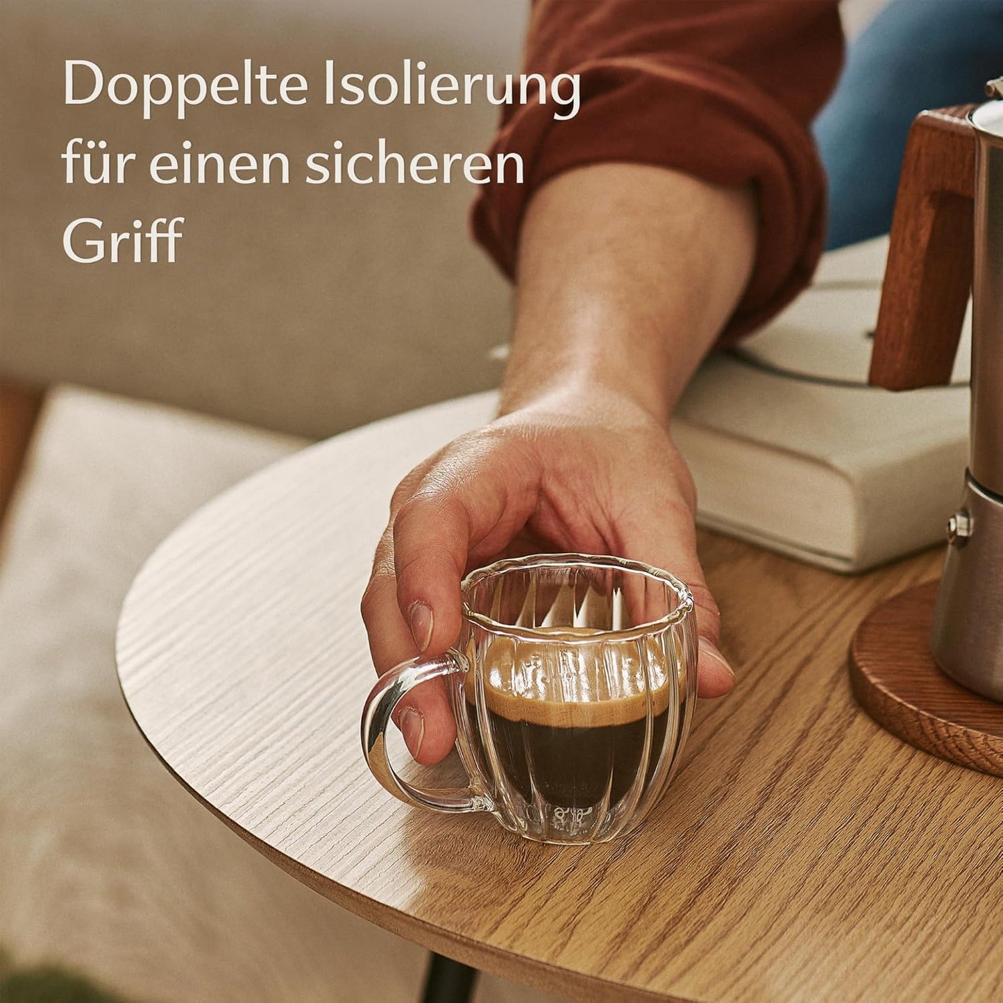 Espressogläser Set Doppelwandig