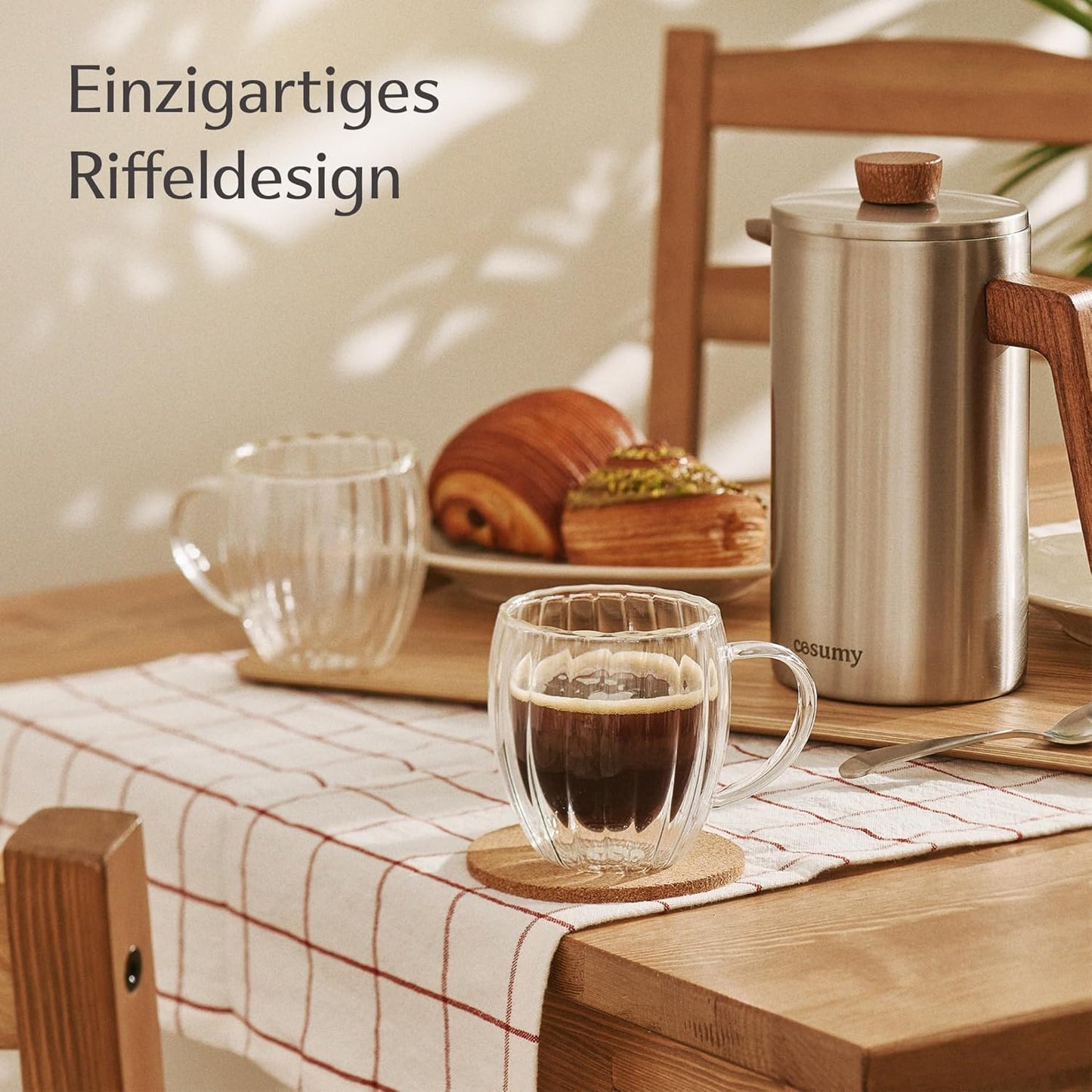 Cappuccinogläser Set Doppelwandig