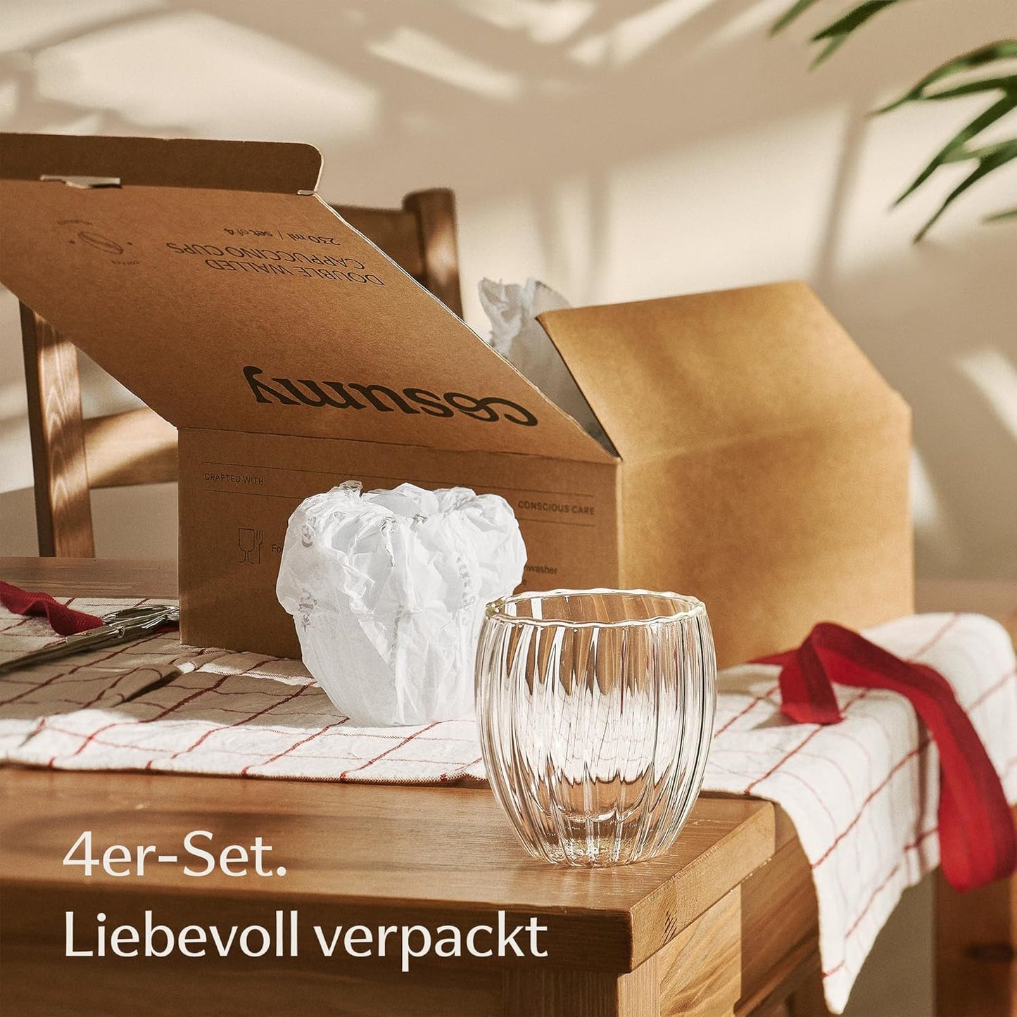 Cappuccinogläser Set Doppelwandig