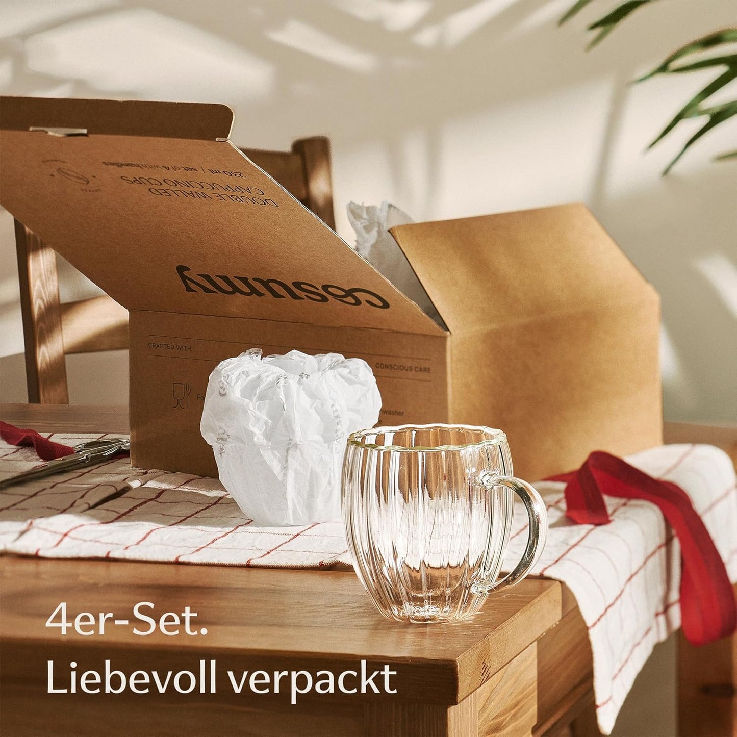 Cappuccinogläser Set Doppelwandig