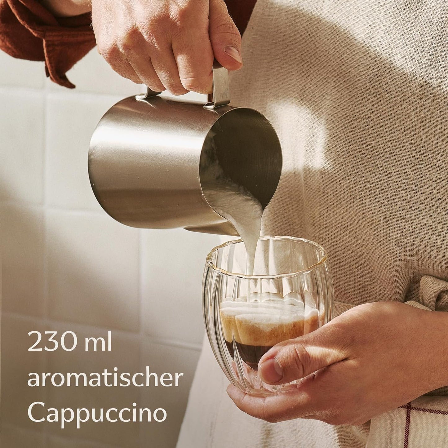 Cappuccinogläser Set Doppelwandig