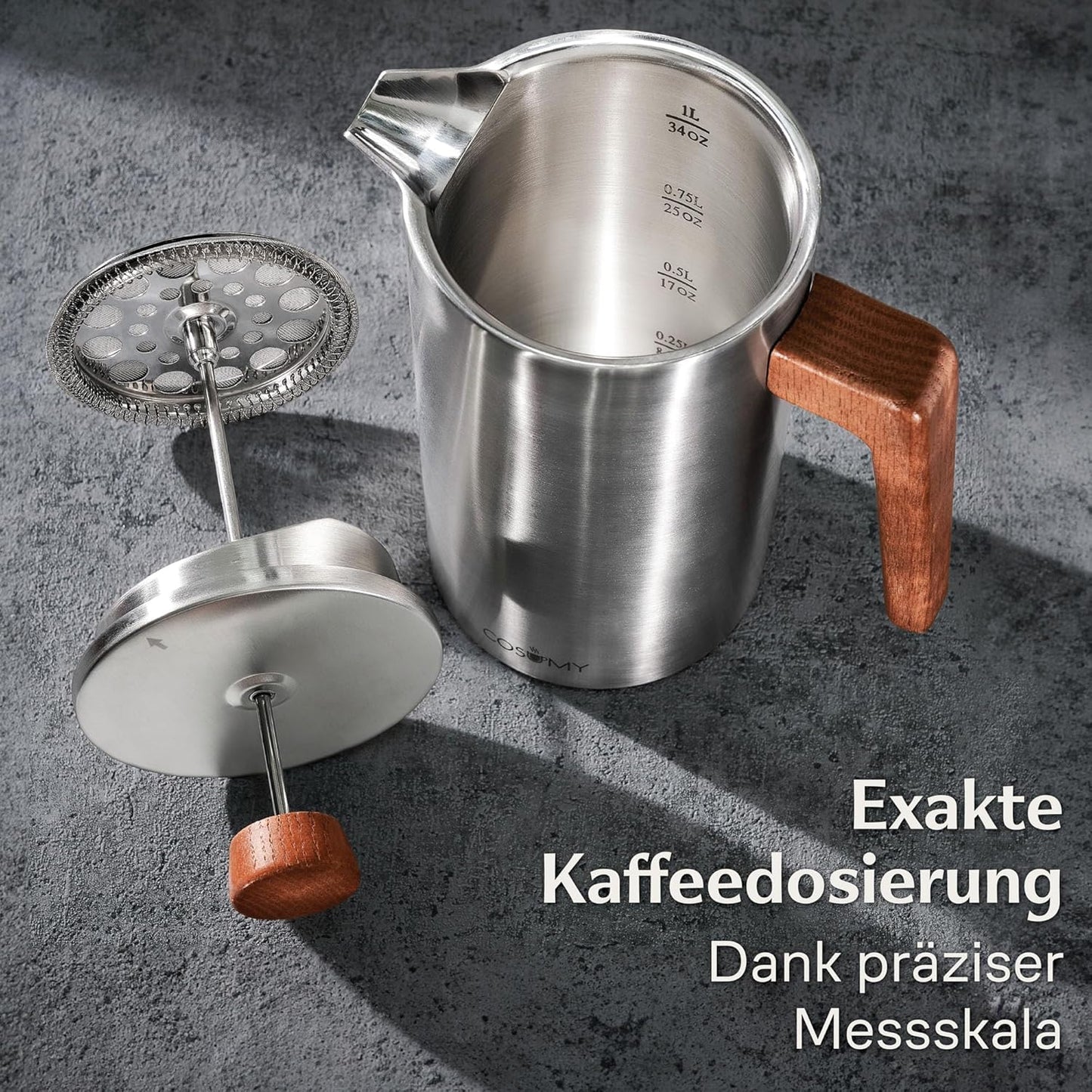 French Press Edelstahl