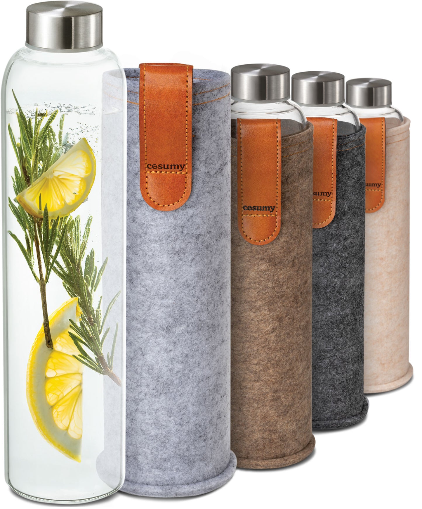 Trinkflasche Glas