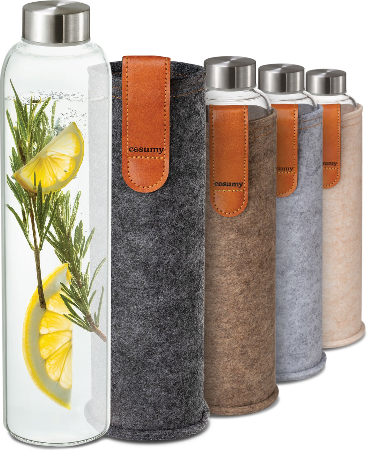 Trinkflasche Glas