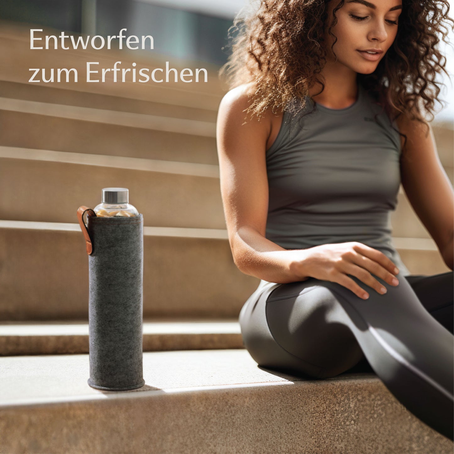 Trinkflasche Glas