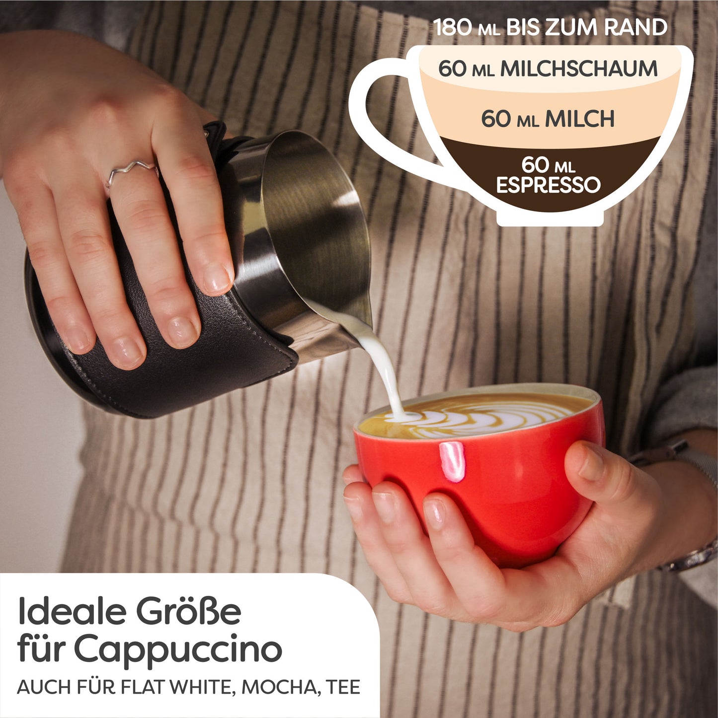 Cappuccinotassen Set Keramik