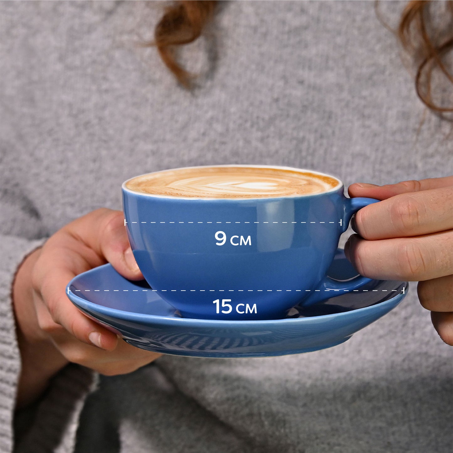 Cappuccinotassen Set Keramik
