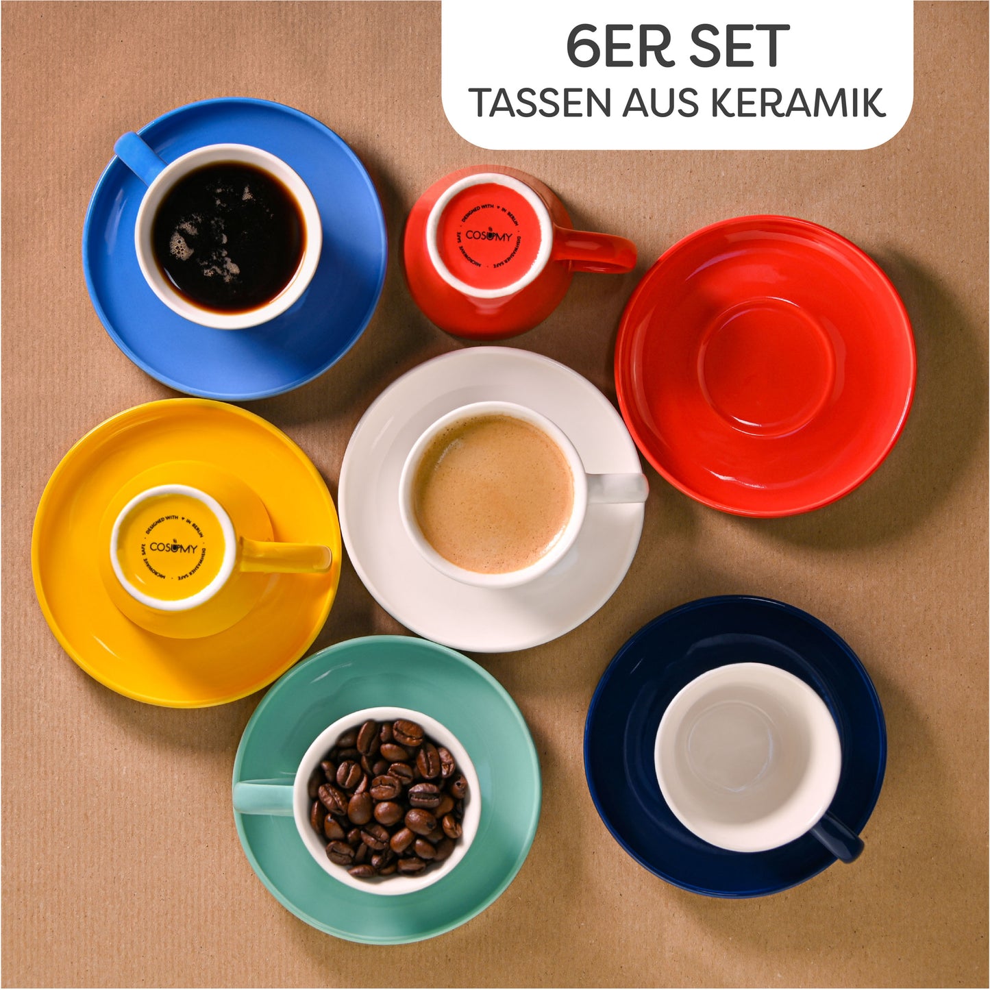 Espressotassen Set Keramik
