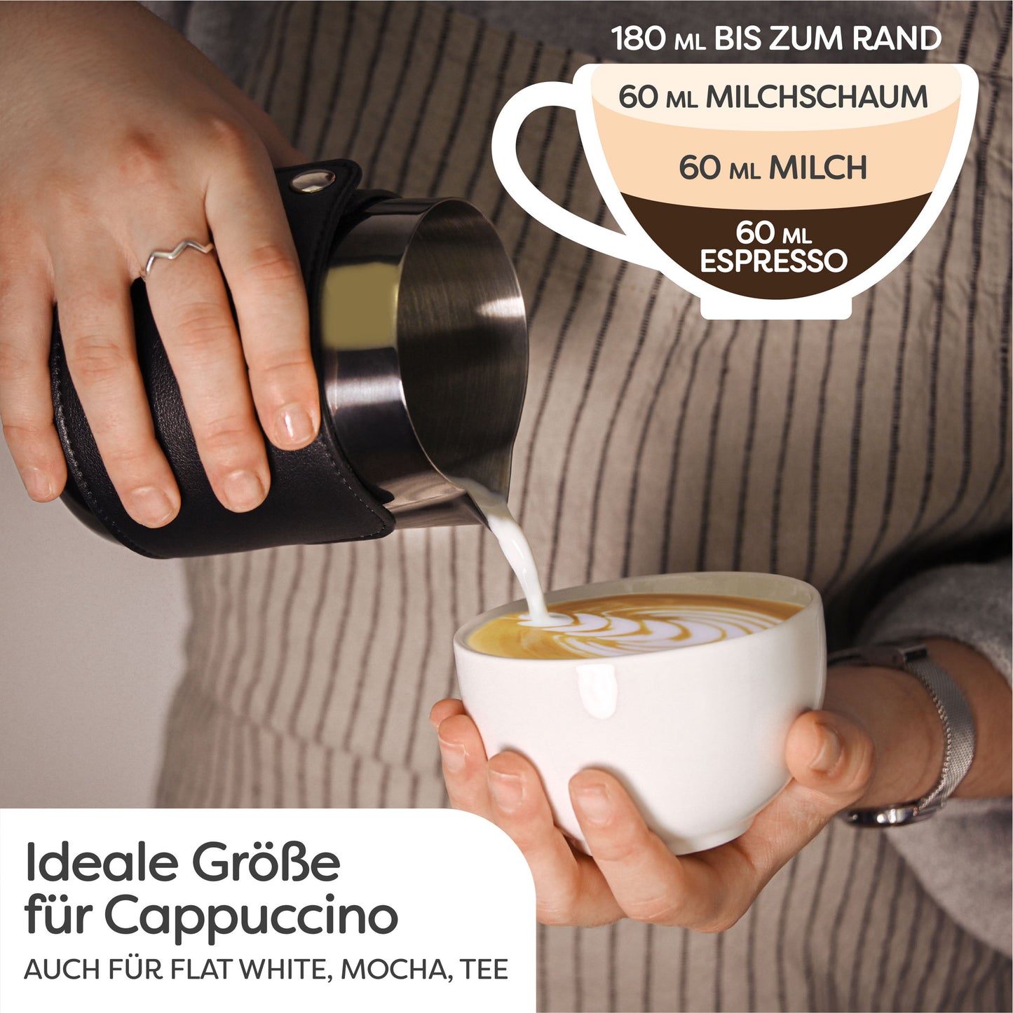Cappuccinotassen Set Keramik