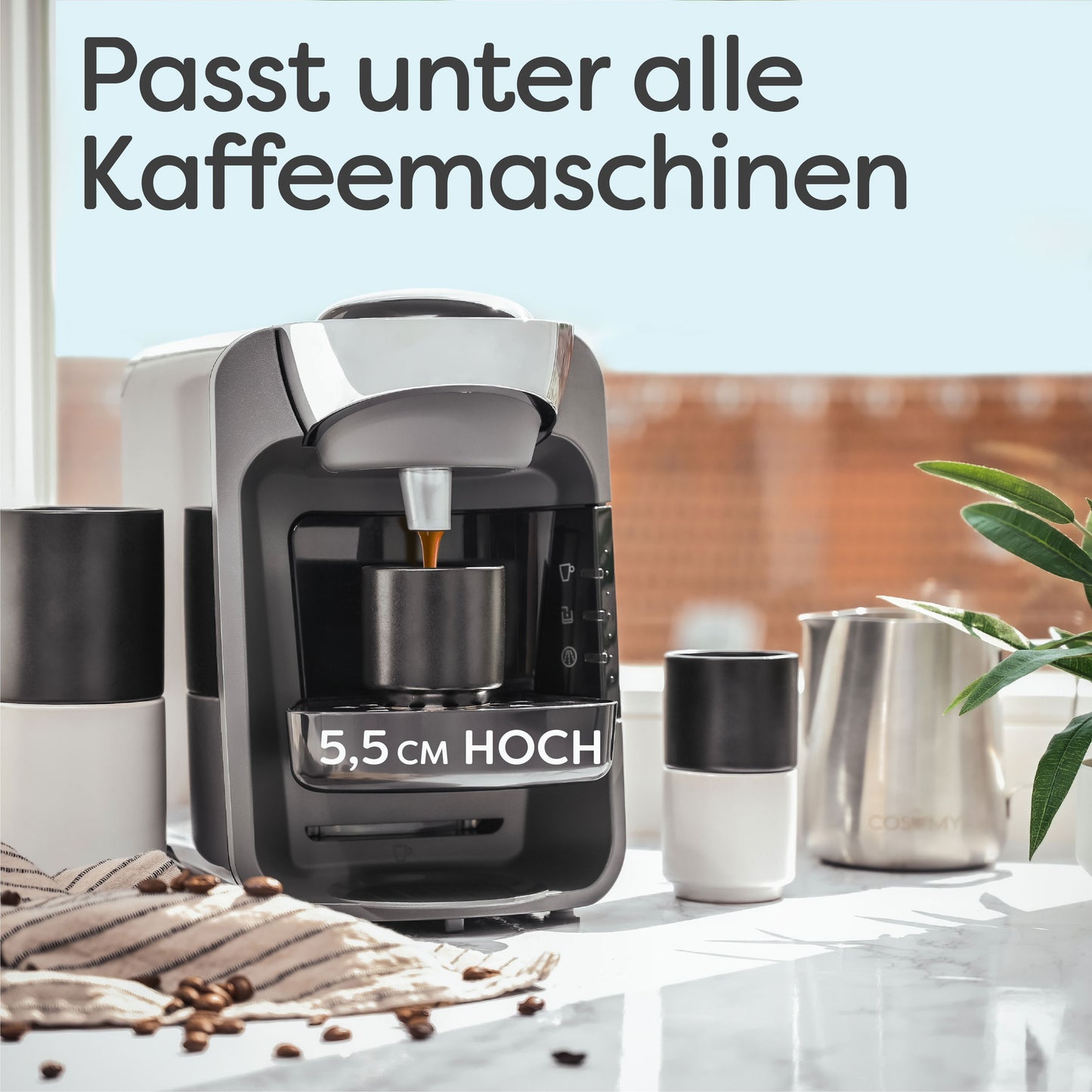 Espressotassen Set Stapelbar