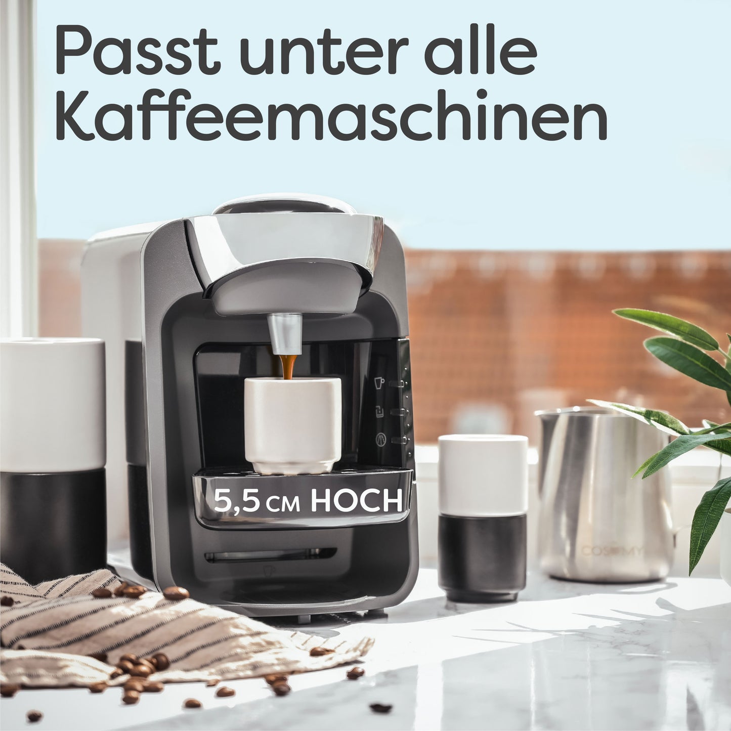 Espressotassen Set Stapelbar