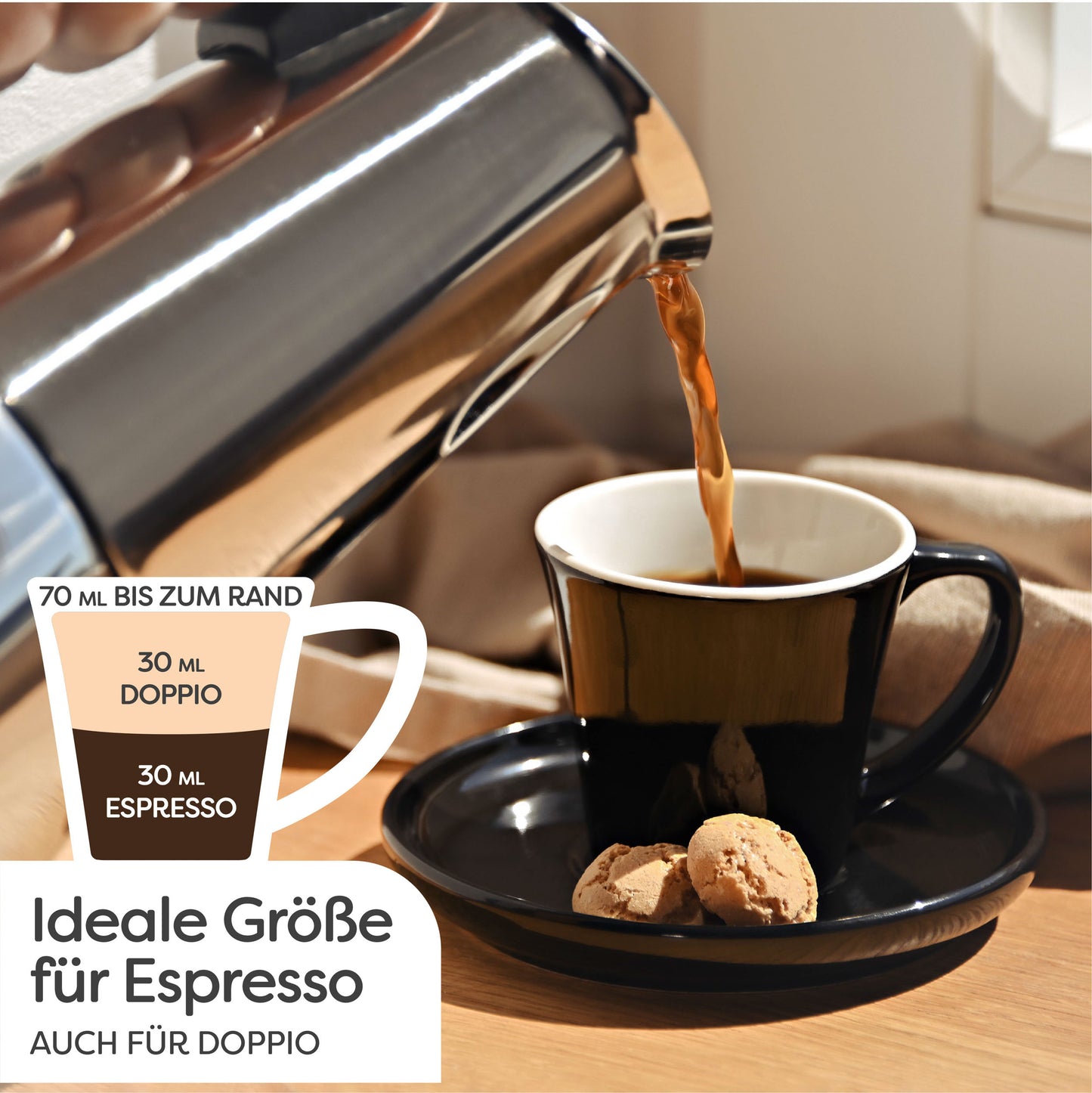 Espressotassen Set Keramik