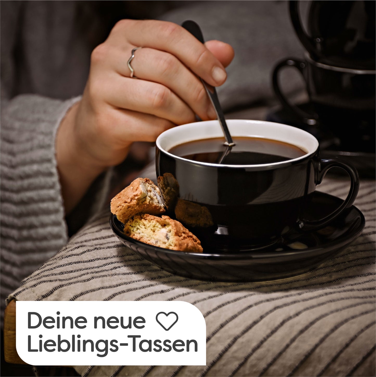 Cappuccinotassen Set Keramik