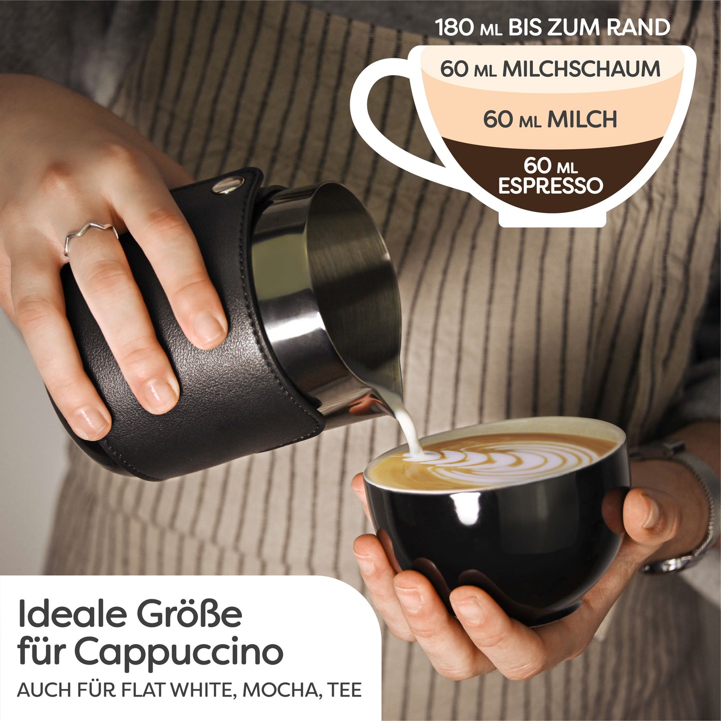 Cappuccinotassen Set Keramik