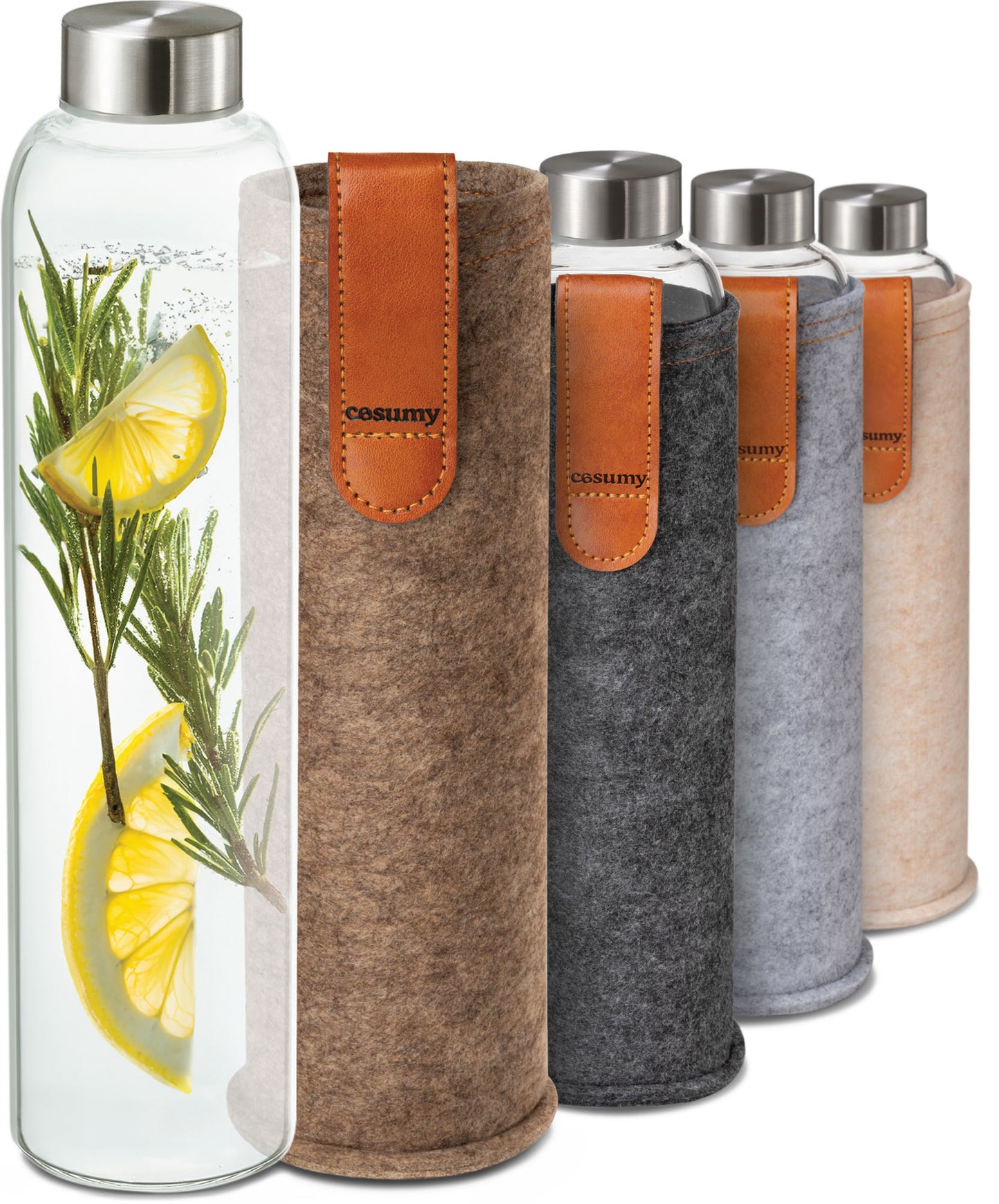 Trinkflasche Glas
