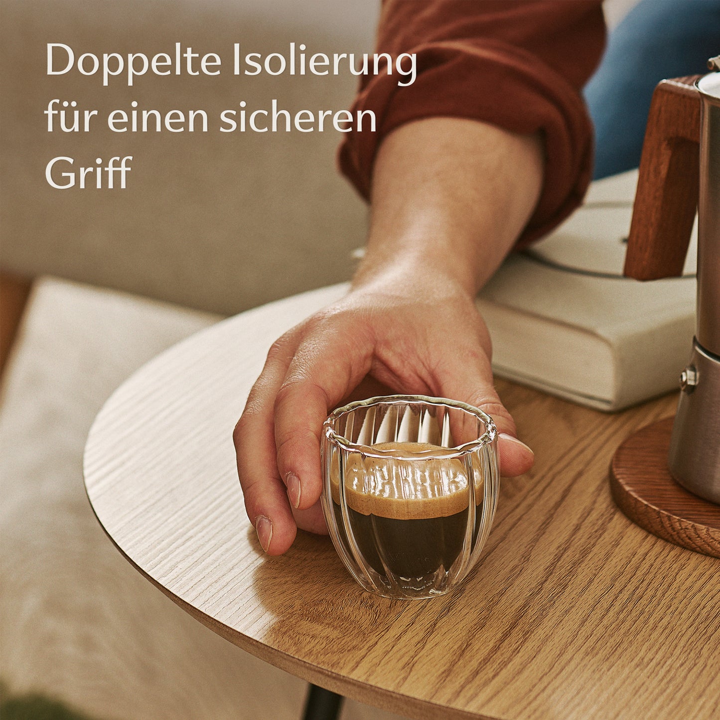 Espressogläser Set Doppelwandig