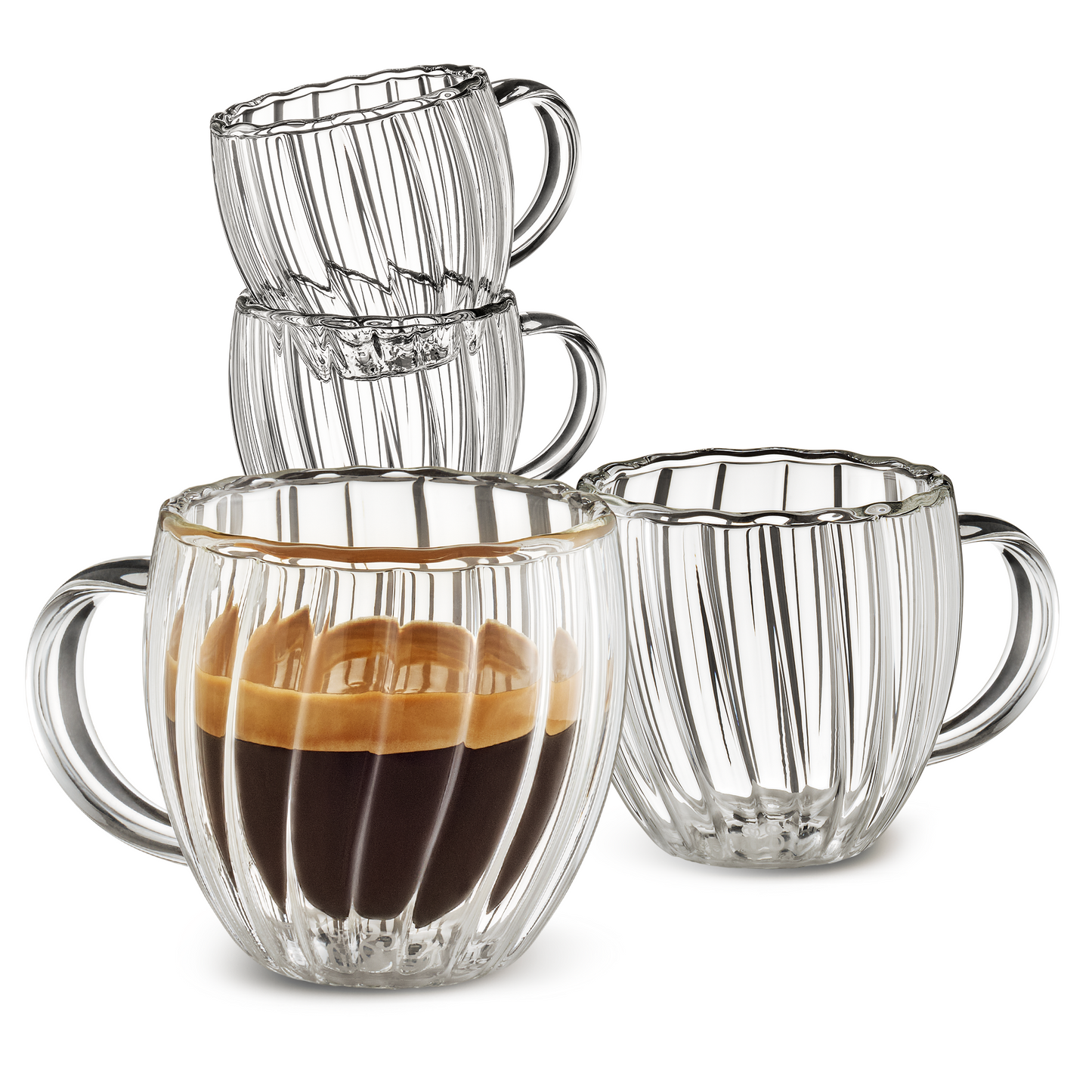 Espressogläser Set Doppelwandig
