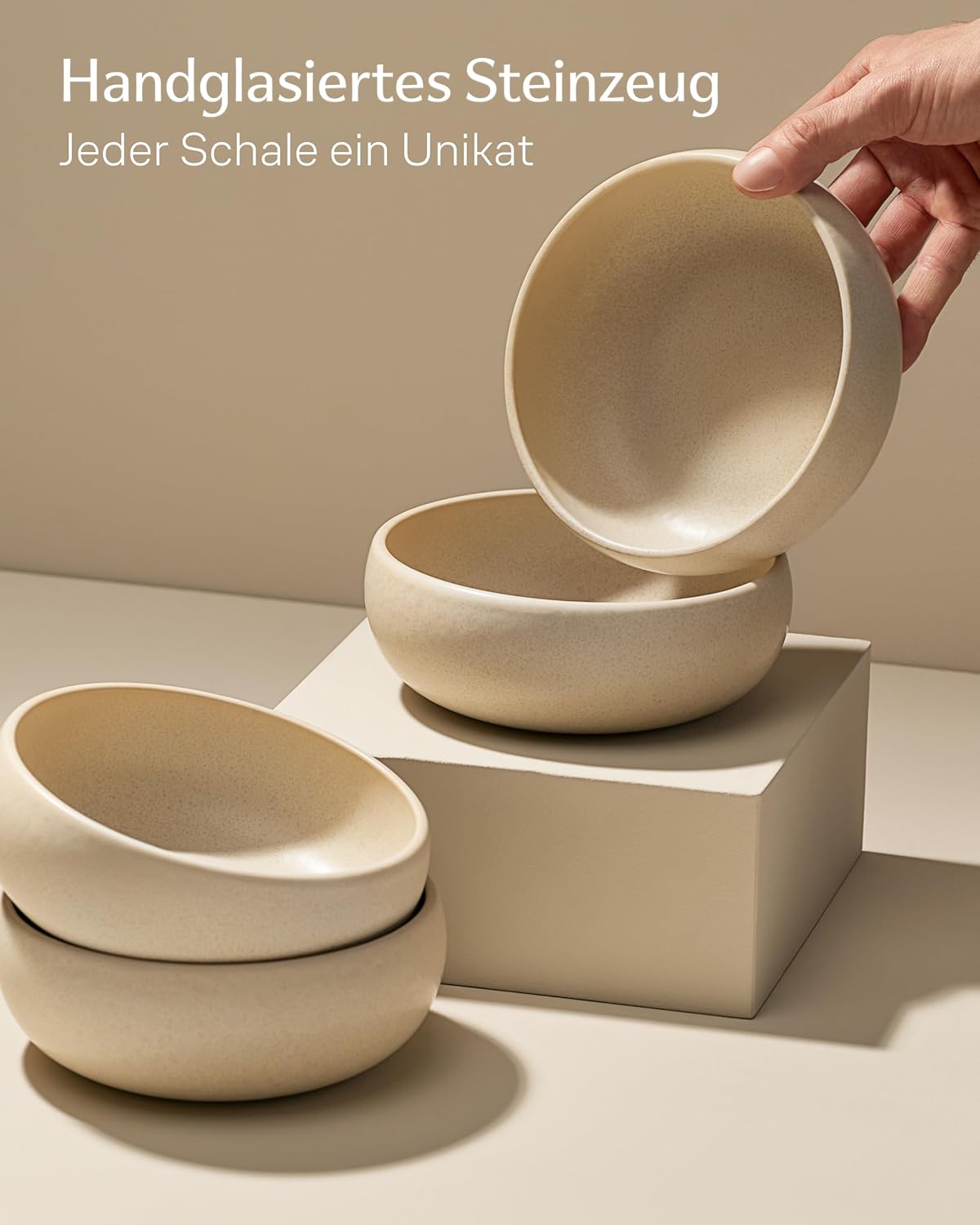 Tiefe Teller Set 4er Lune
