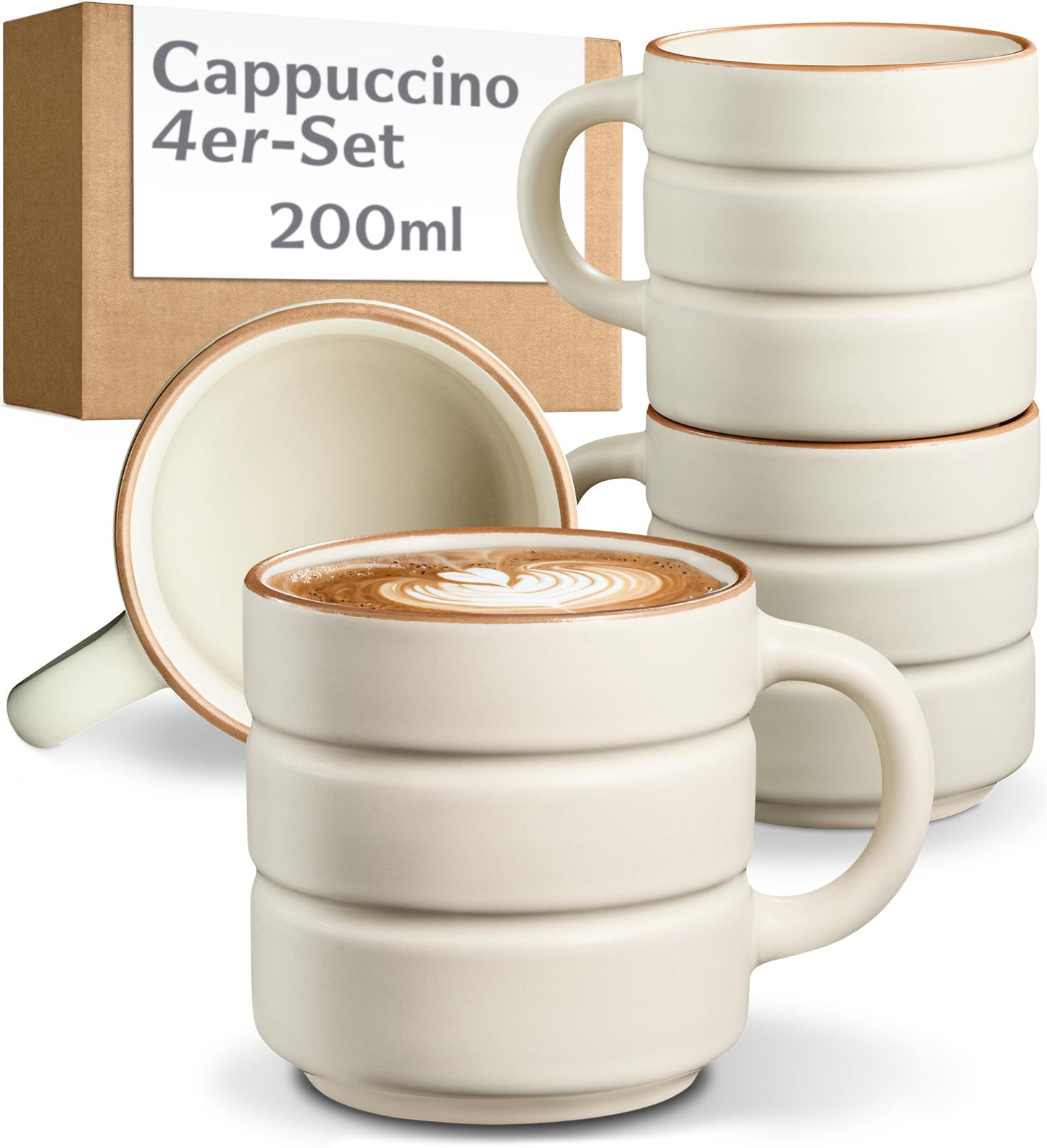 Kaffeetassen Set Rythm Beige – Cosumy
