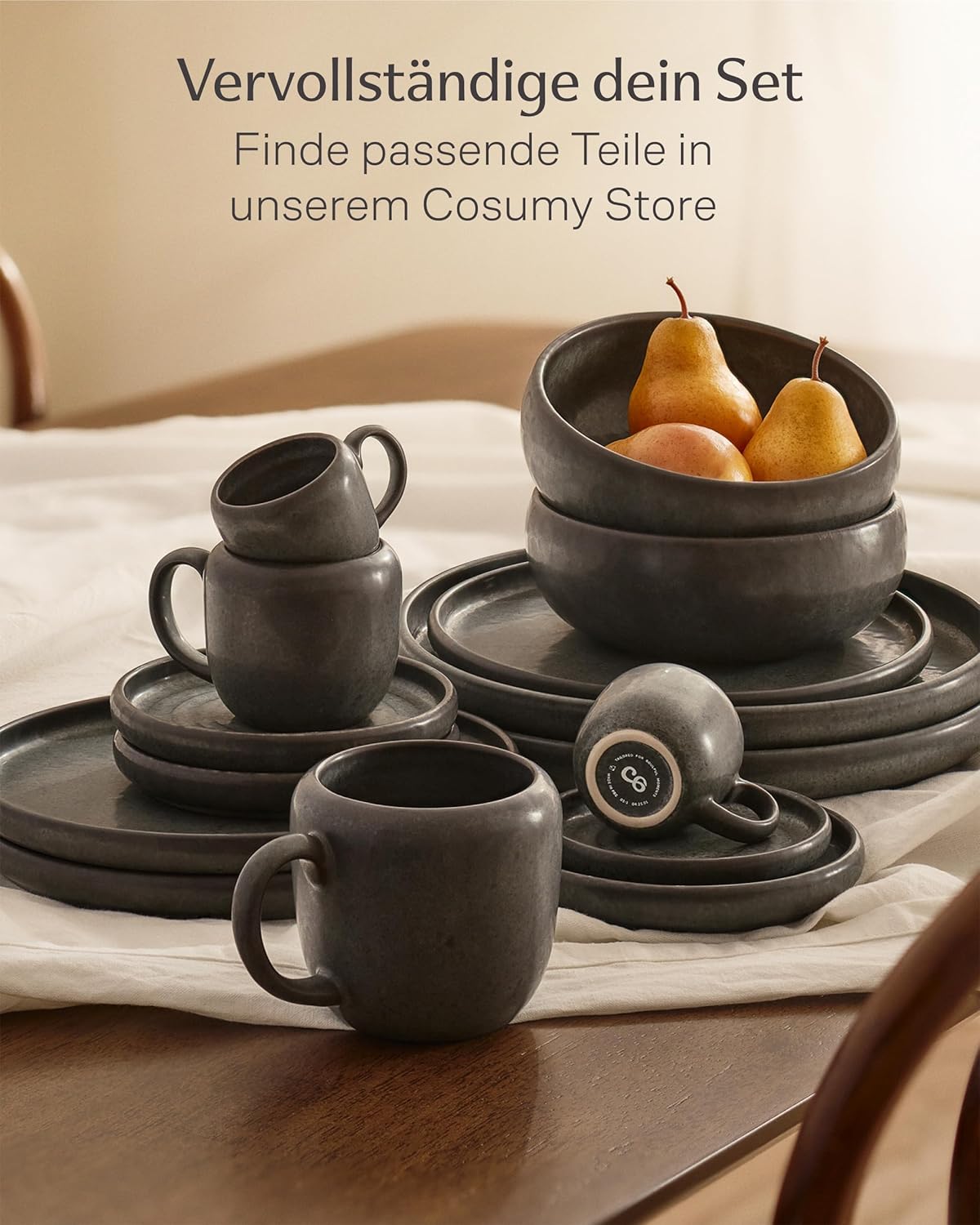 Tiefe Teller Set Lune