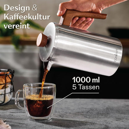 French Press Edelstahl