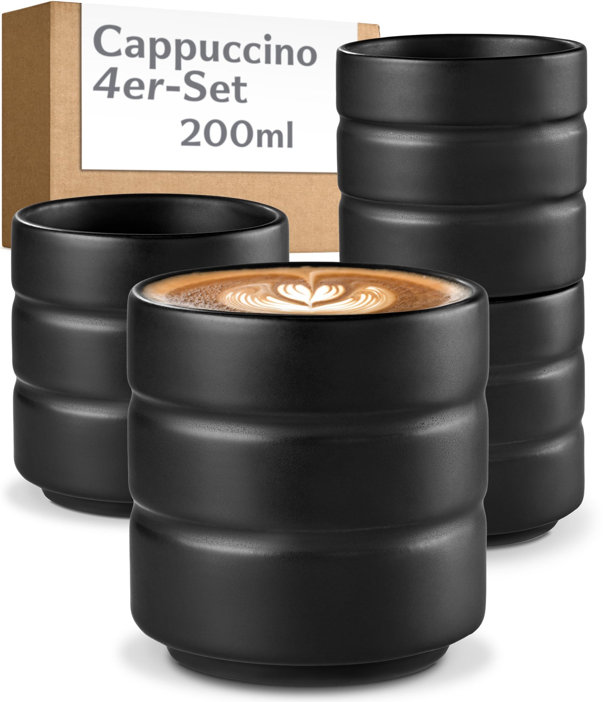 Kaffeetassen Set Rythm Schwarz – Cosumy