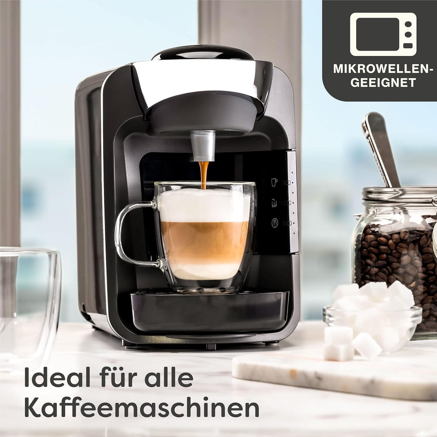 Cappuccinogläser Set Doppelwandig