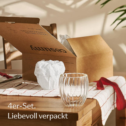 Cappuccinogläser Set Doppelwandig