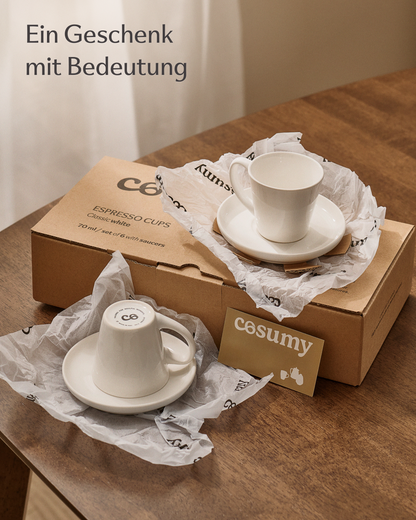 Espressotassen Set Keramik