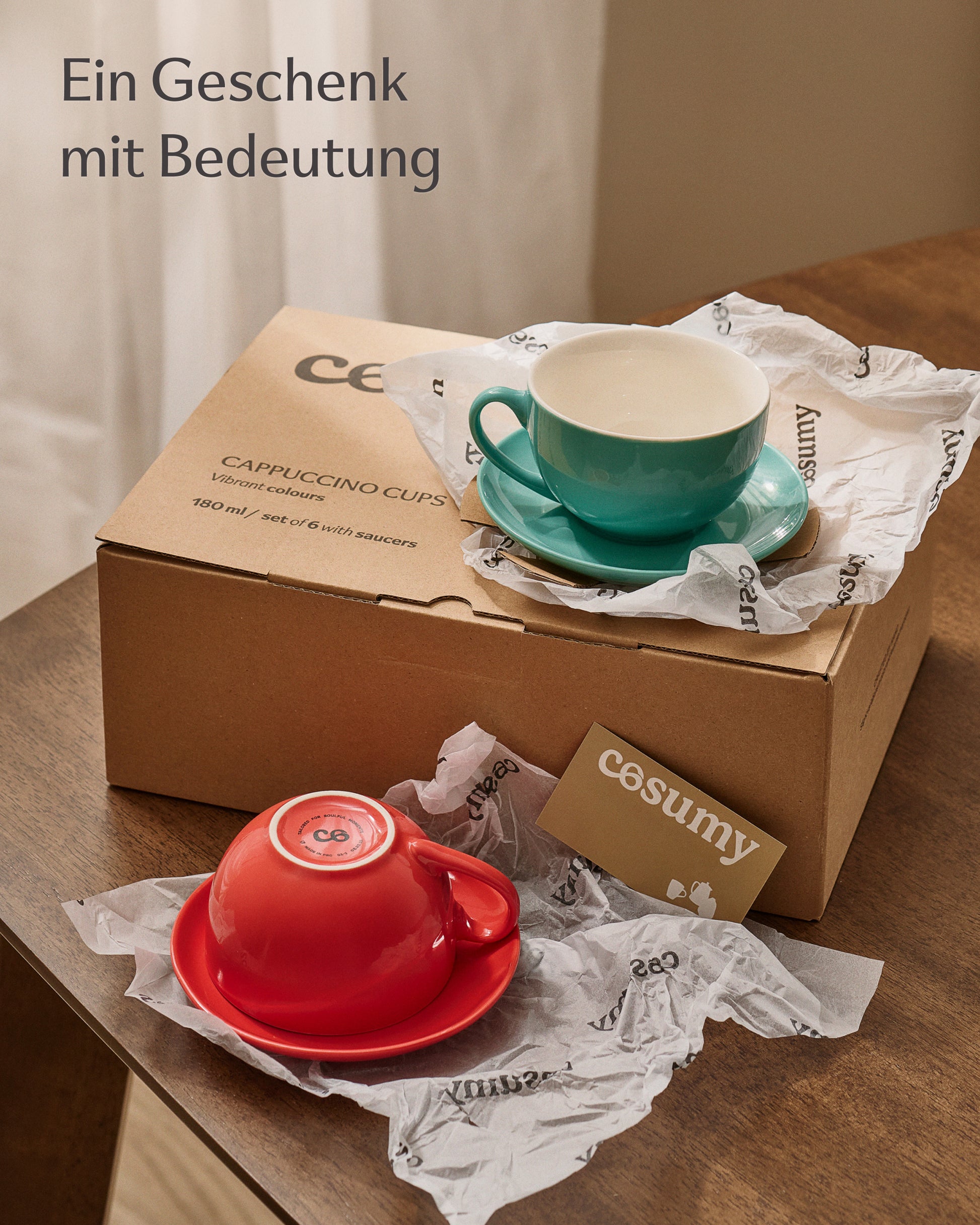 Cappuccinotassen Set Keramik – Cosumy
