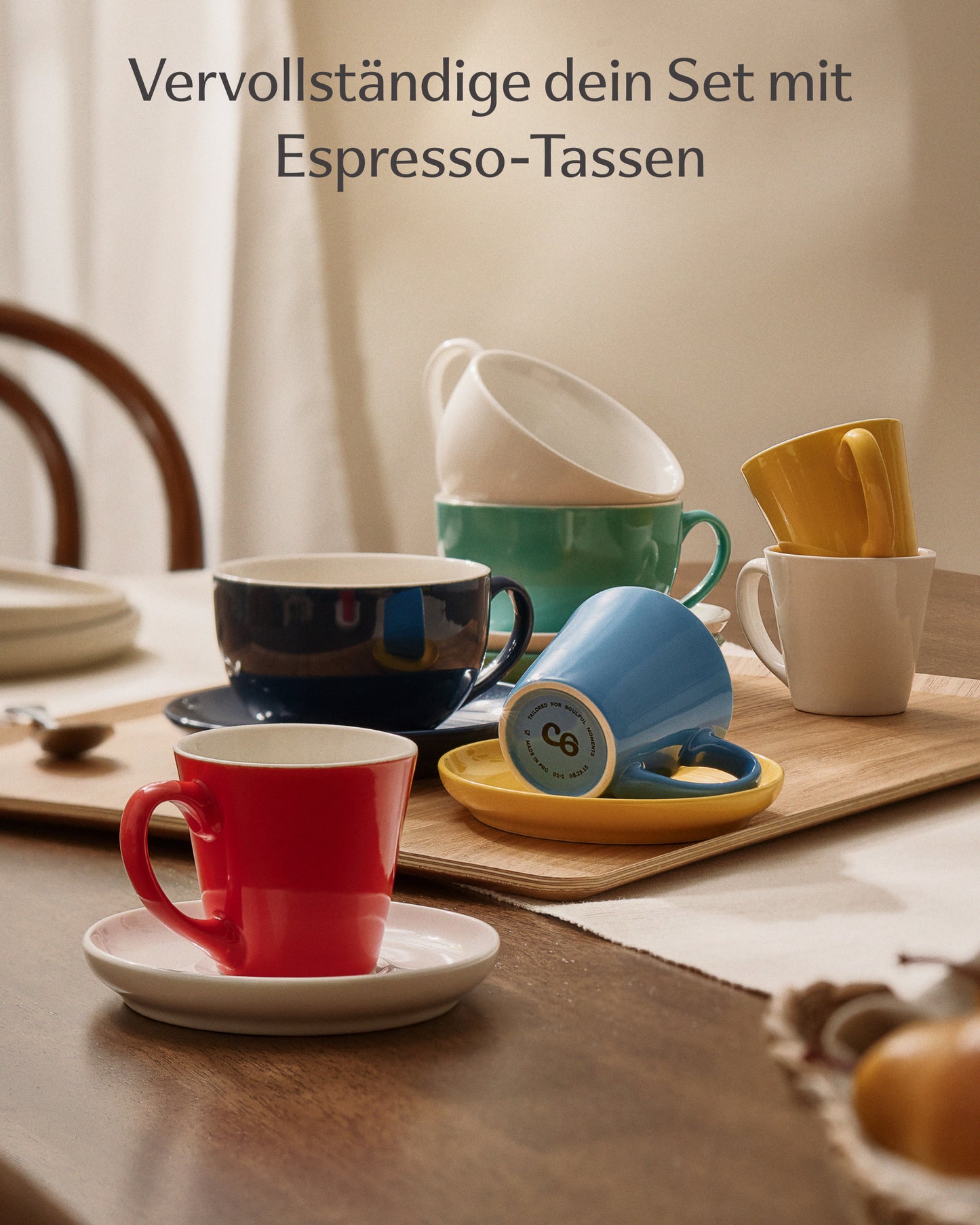 Cappuccinotassen Set Keramik – Cosumy