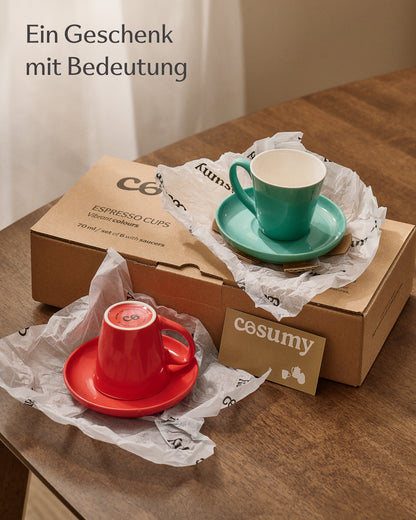 Espressotassen Set Keramik