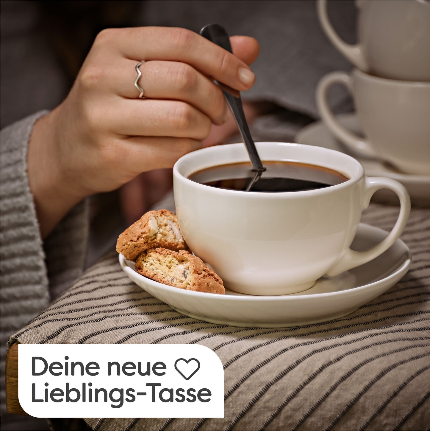 Cappuccinotassen Set Keramik