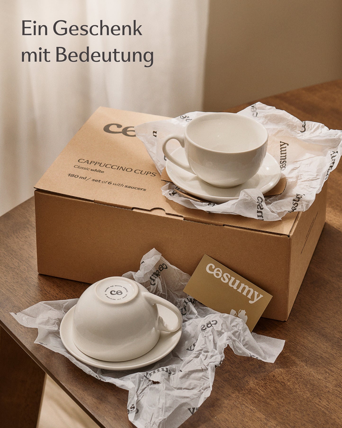 Cappuccinotassen Set Keramik – Cosumy