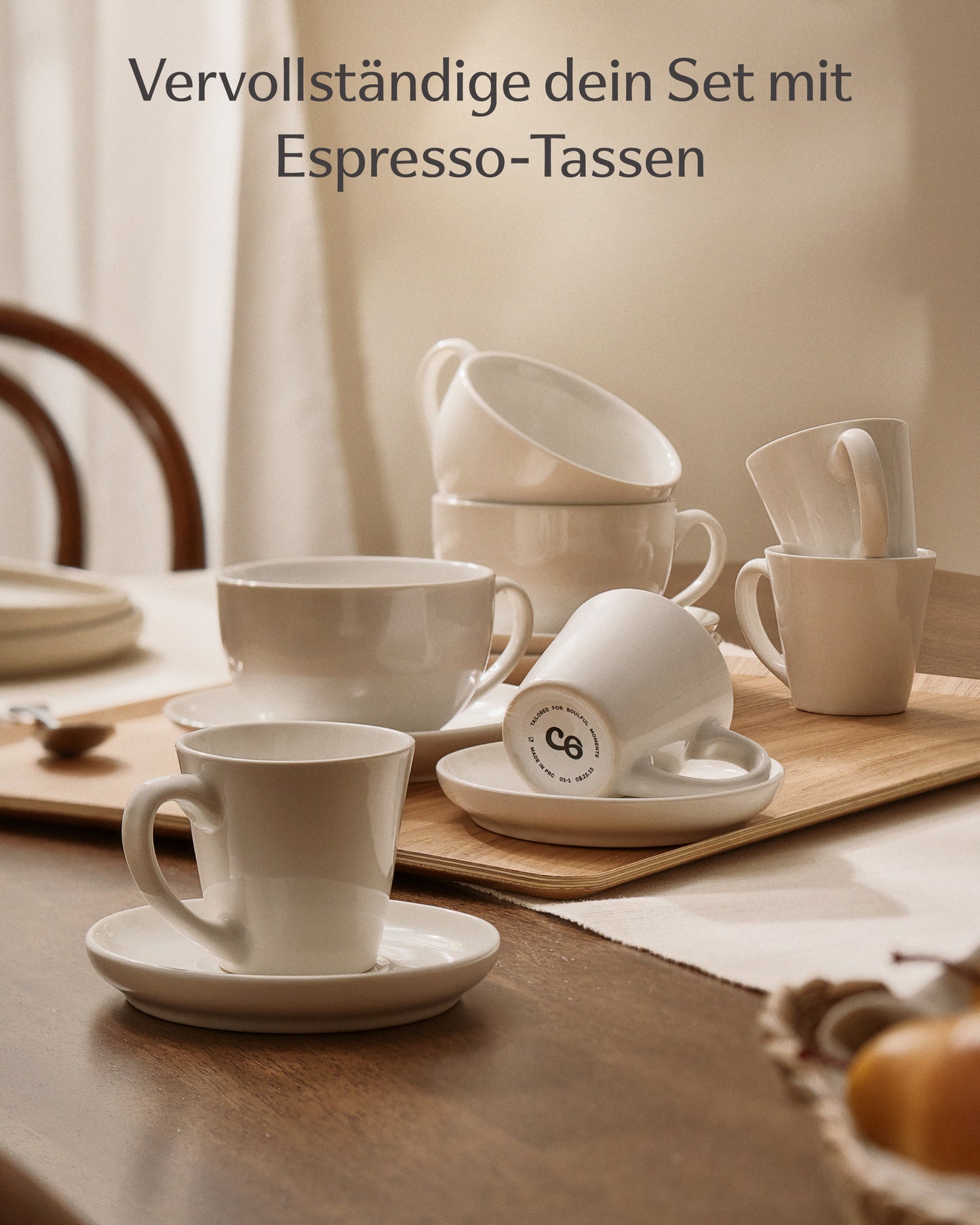 Cappuccinotassen Set Keramik – Cosumy