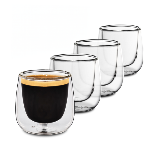 Espressogläser Set Doppelwandige