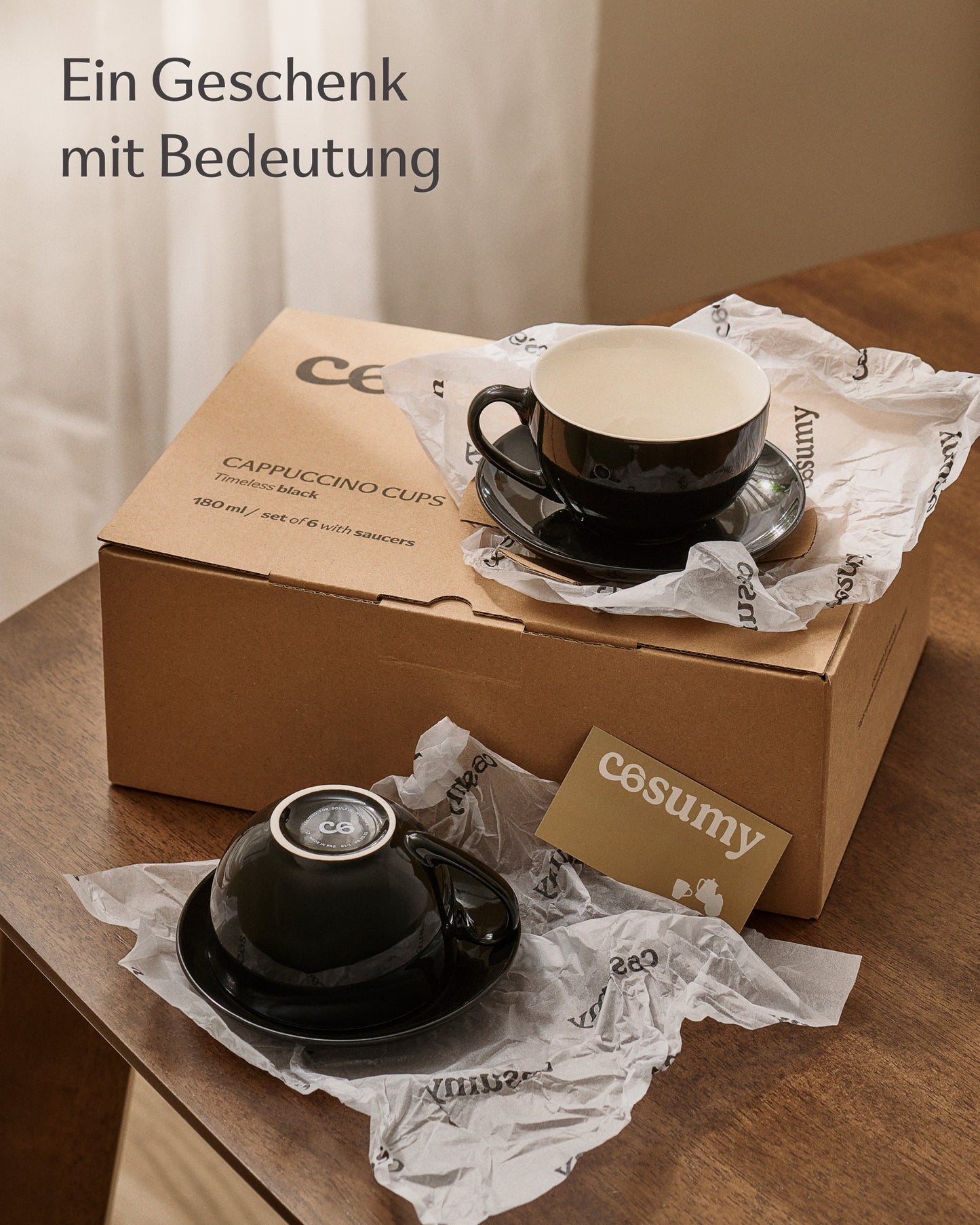 Cappuccinotassen Set Keramik – Cosumy