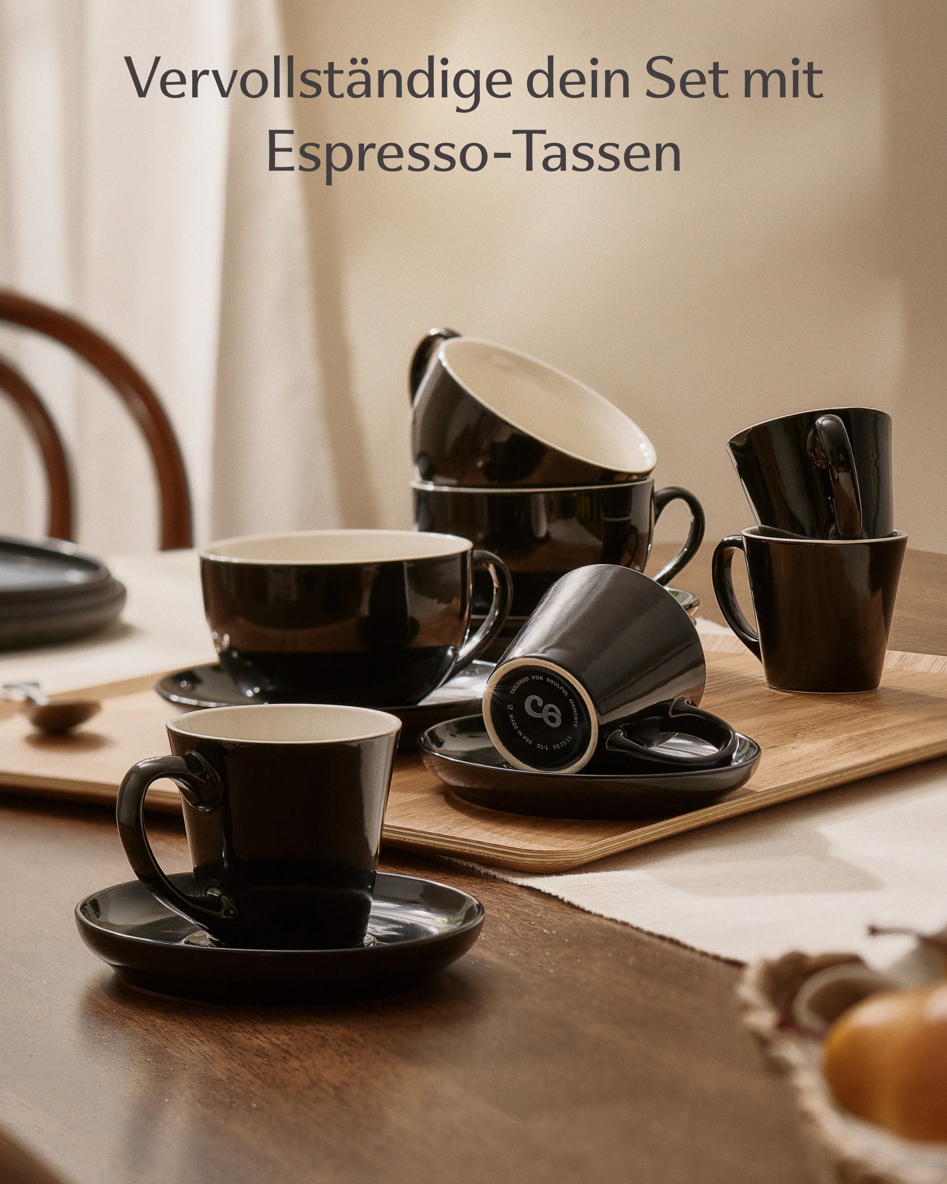 Cappuccinotassen Set Keramik – Cosumy